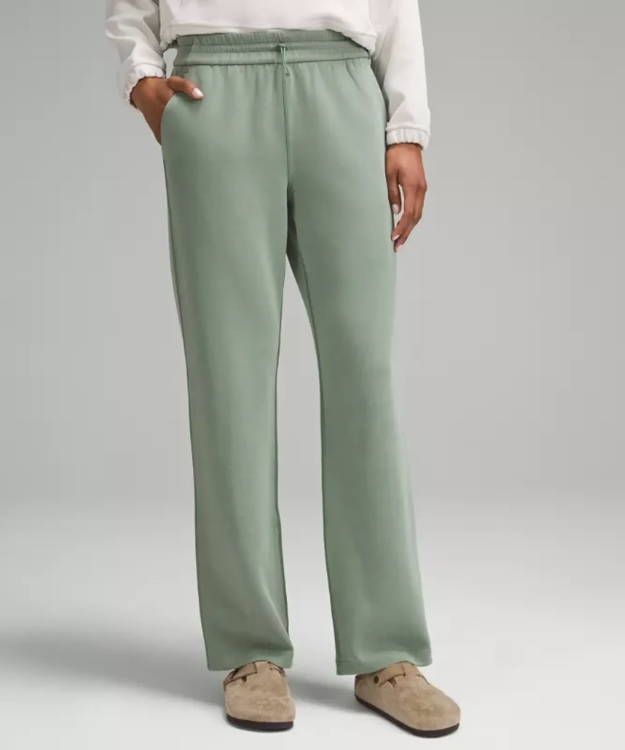 lululemon IE lululemon – Women's Softstreme High-Rise Pants Tall – Color Grey/Green/Pastel – Size 8