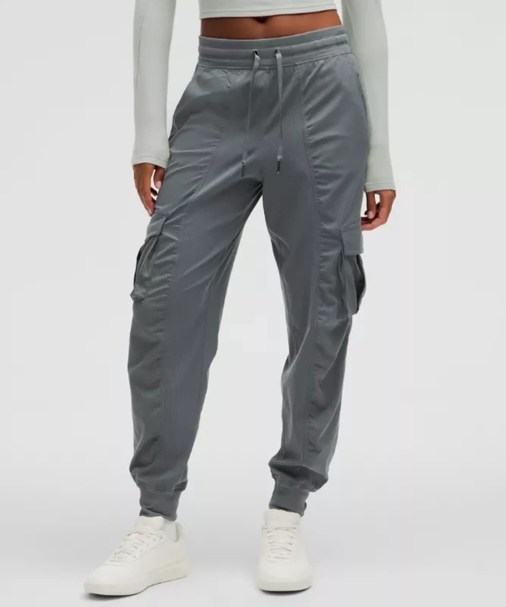 lululemon IE lululemon – Women's Dance Studio Relaxed-Fit Mid-Rise Cargo Joggers – Color Grey/Blue – Size 3XS