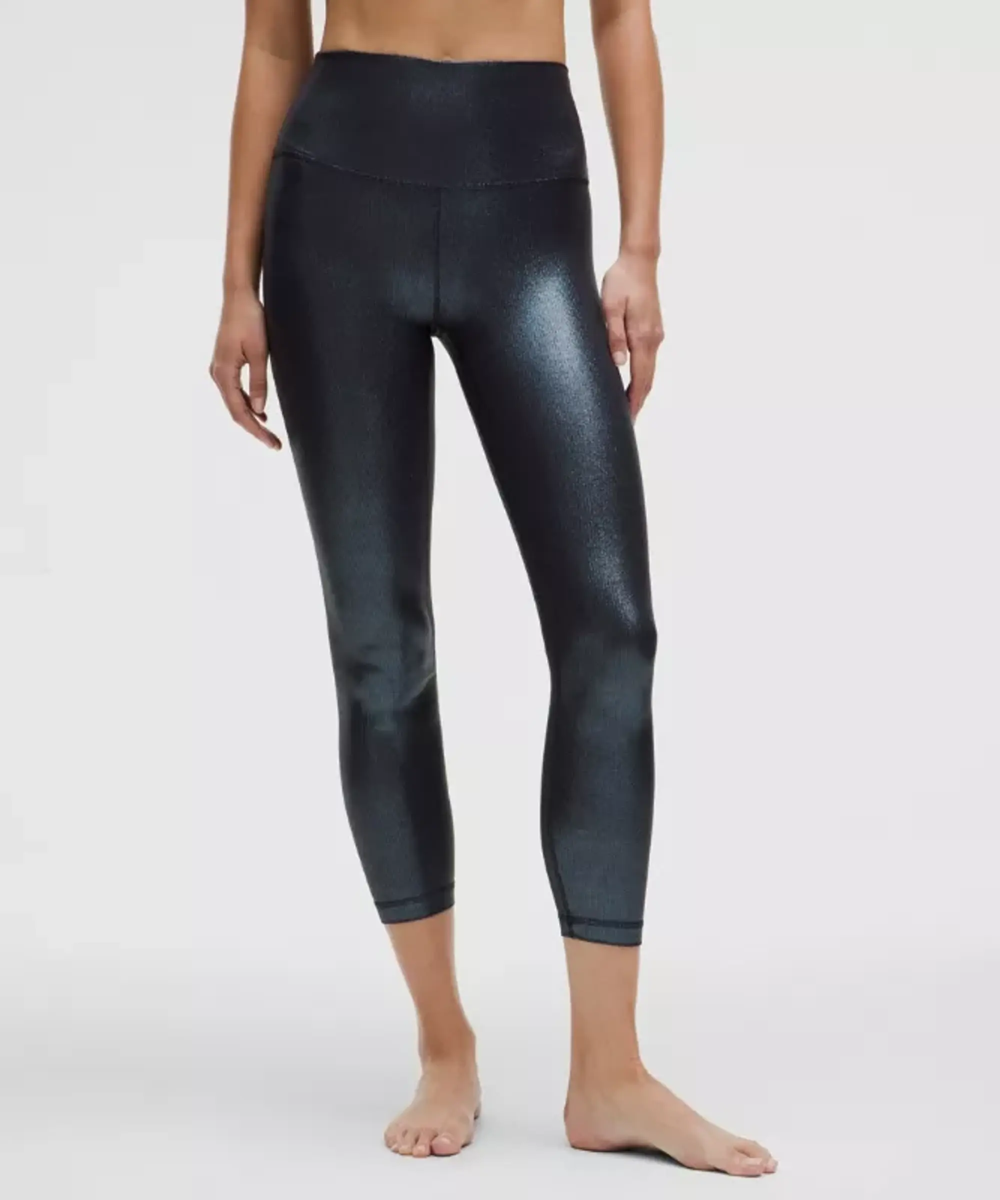 lululemon IE lululemon – Women's Align High-Rise Ribbed Pants Shine – 25 – Color Black/Blue – Size 10