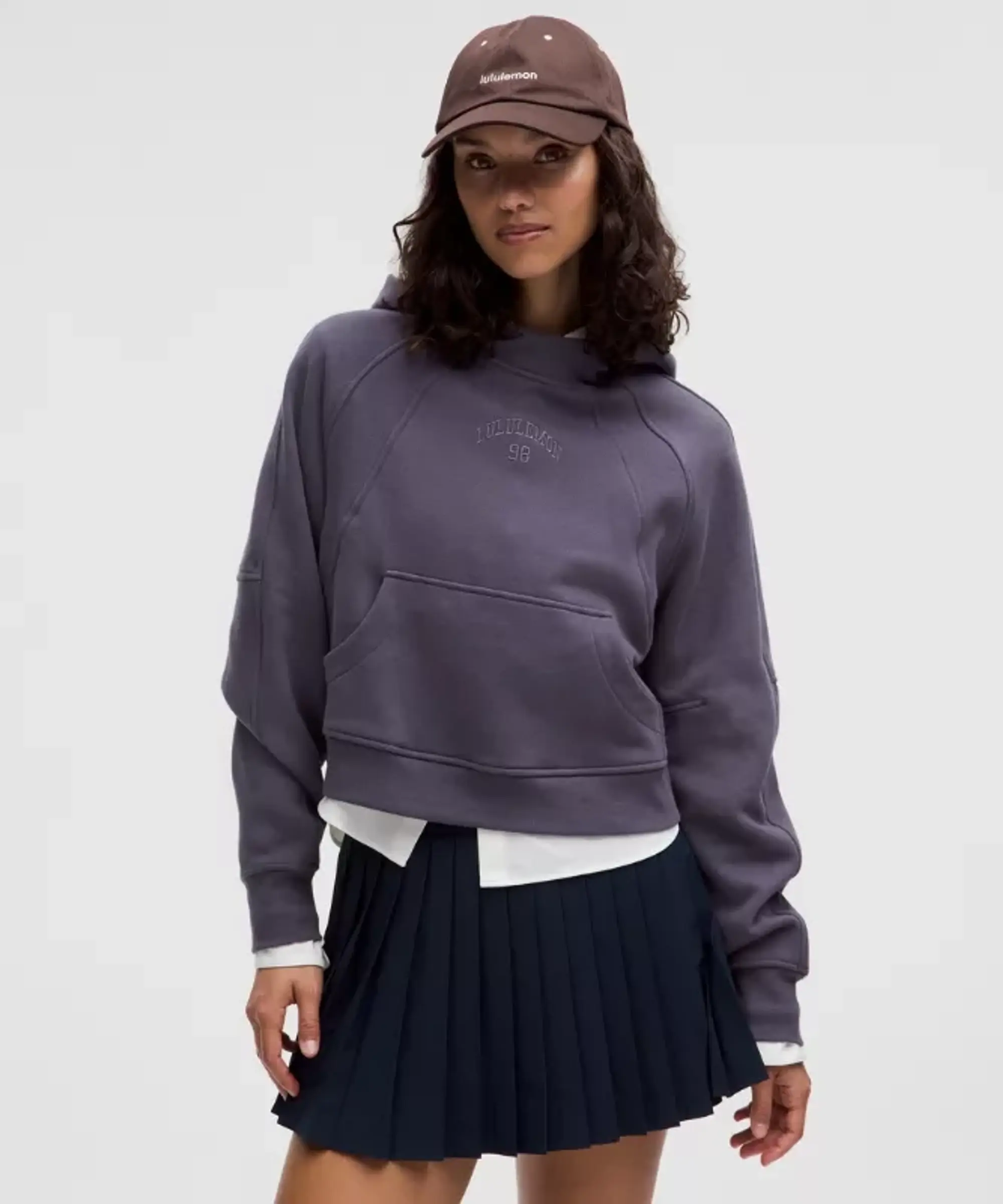 lululemon IE lululemon – Women's Scuba Oversized Hoodie 98 – Color Purple – Size XS/S
