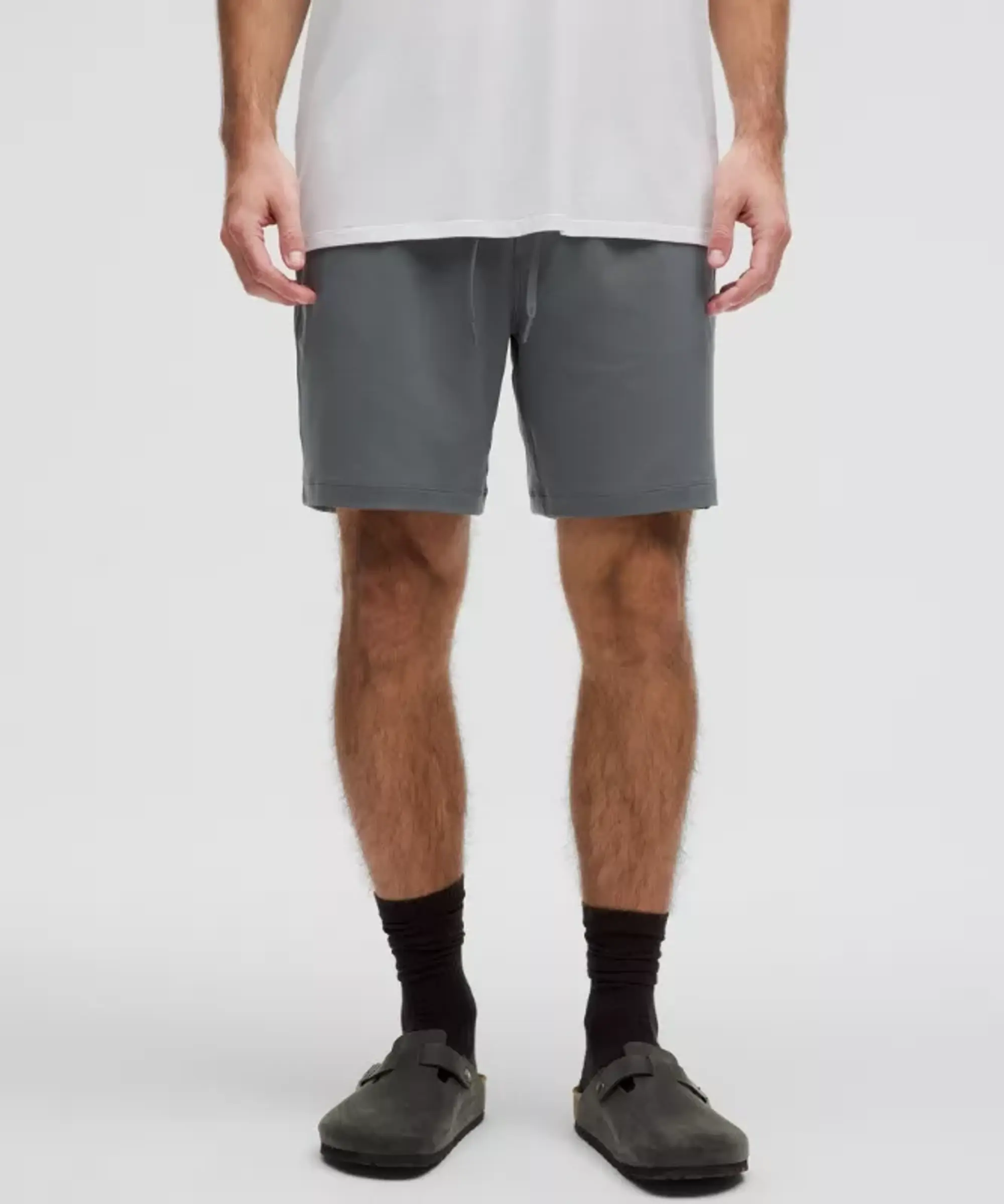 lululemon IE lululemon – Men's Soft Jersey Shorts – 7 – Color Grey/Blue – Size 2XL