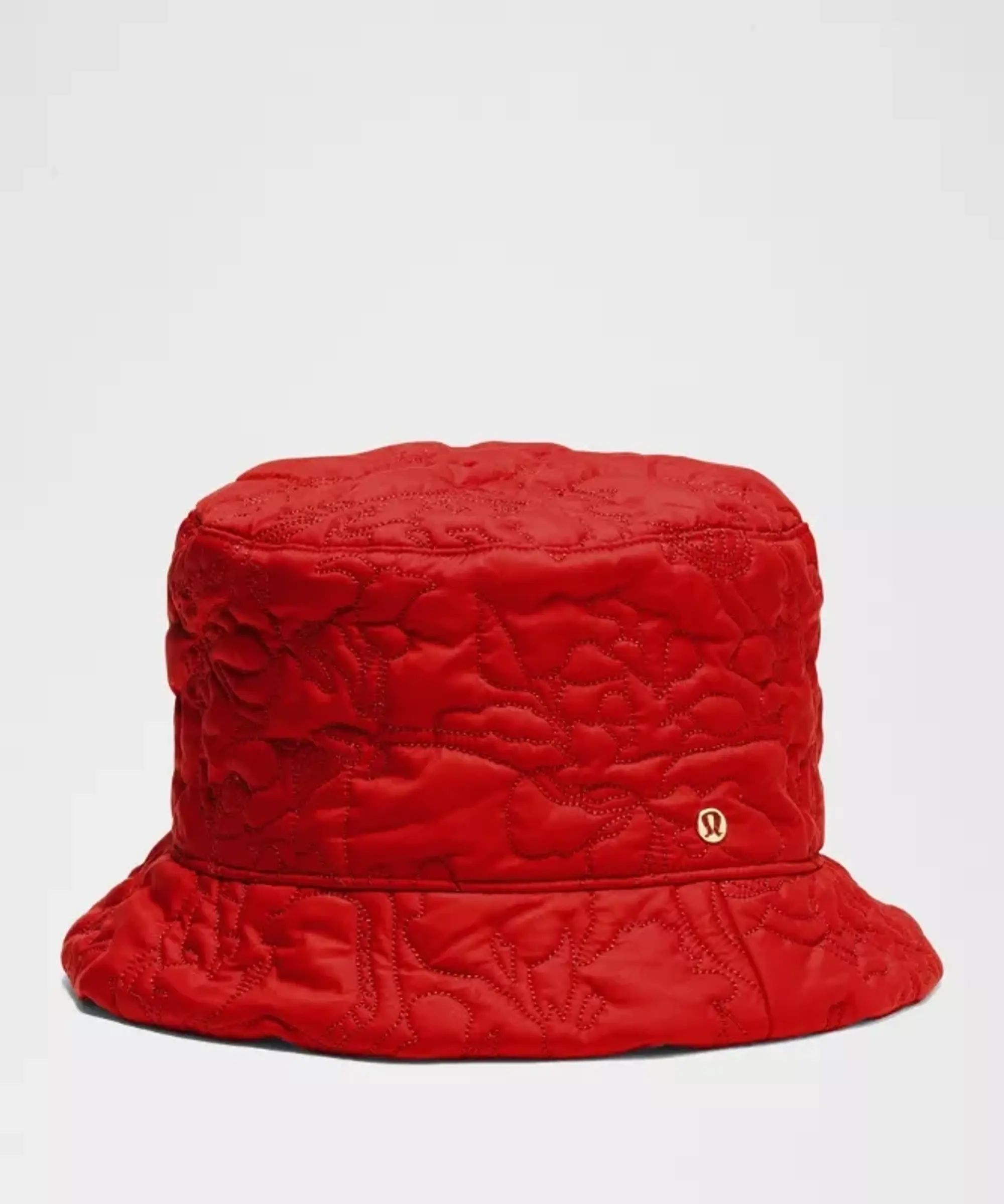 lululemon IE lululemon – Lunar New Year Reversible Quilted Bucket Hat – Color Dark Red/Neon/Red – Size S/M