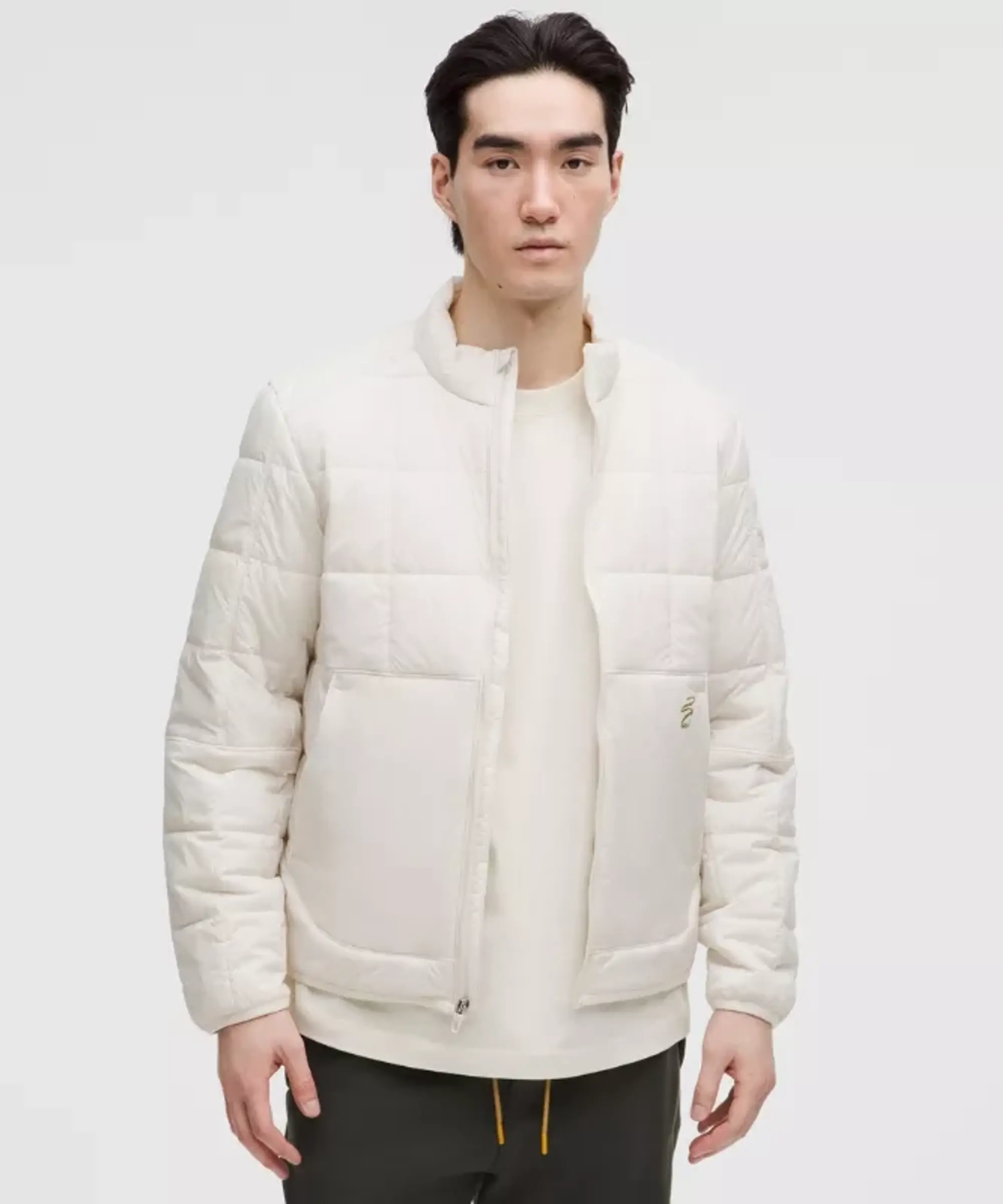 lululemon IE lululemon – Men's Lunar New Year Route Ready Lightweight Insulated Jacket – Color White – Size 2XL