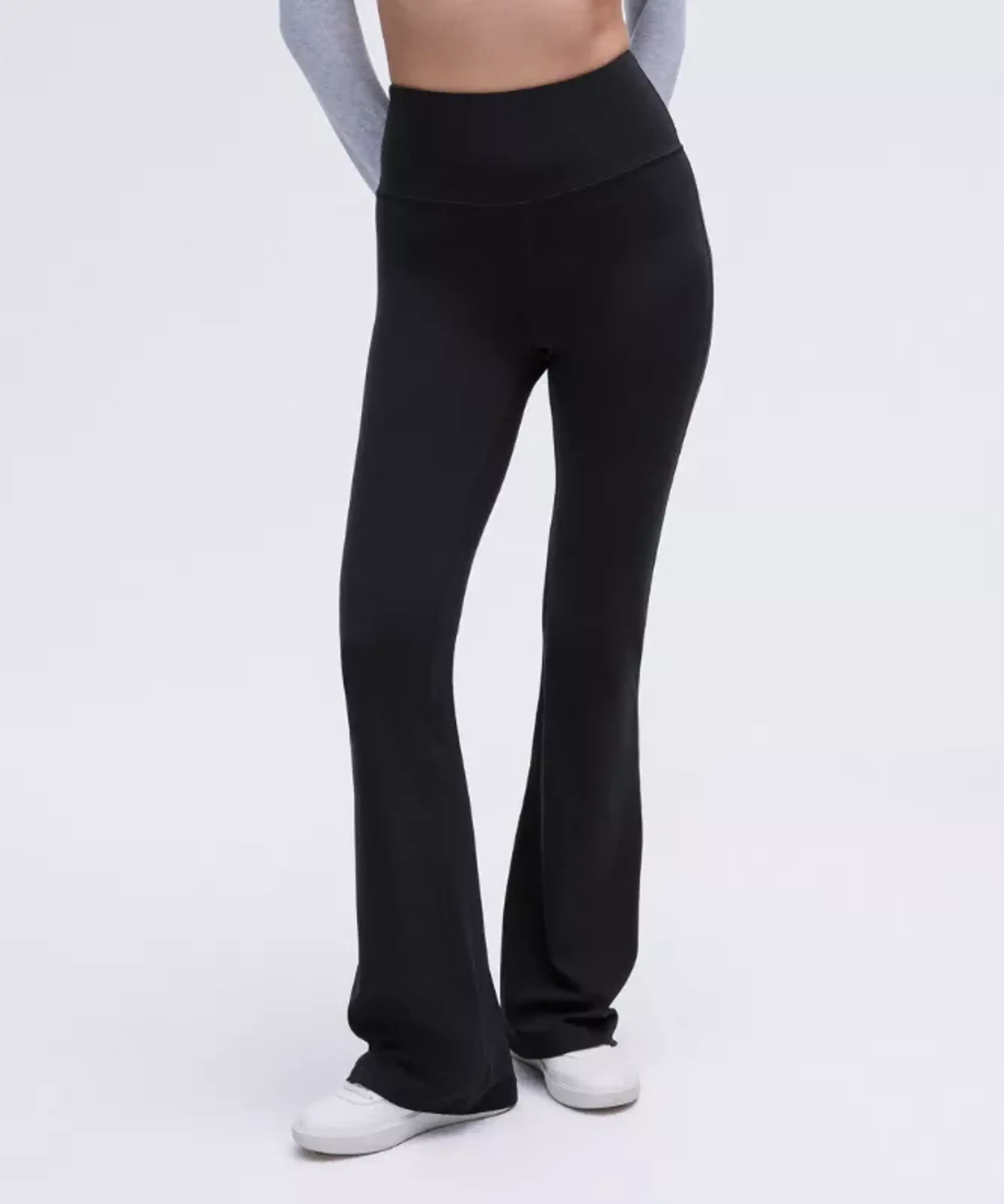 lululemon IE lululemon – Women's Groove Nulu Super-High-Rise Flared Pants Short – Color Black – Size 0
