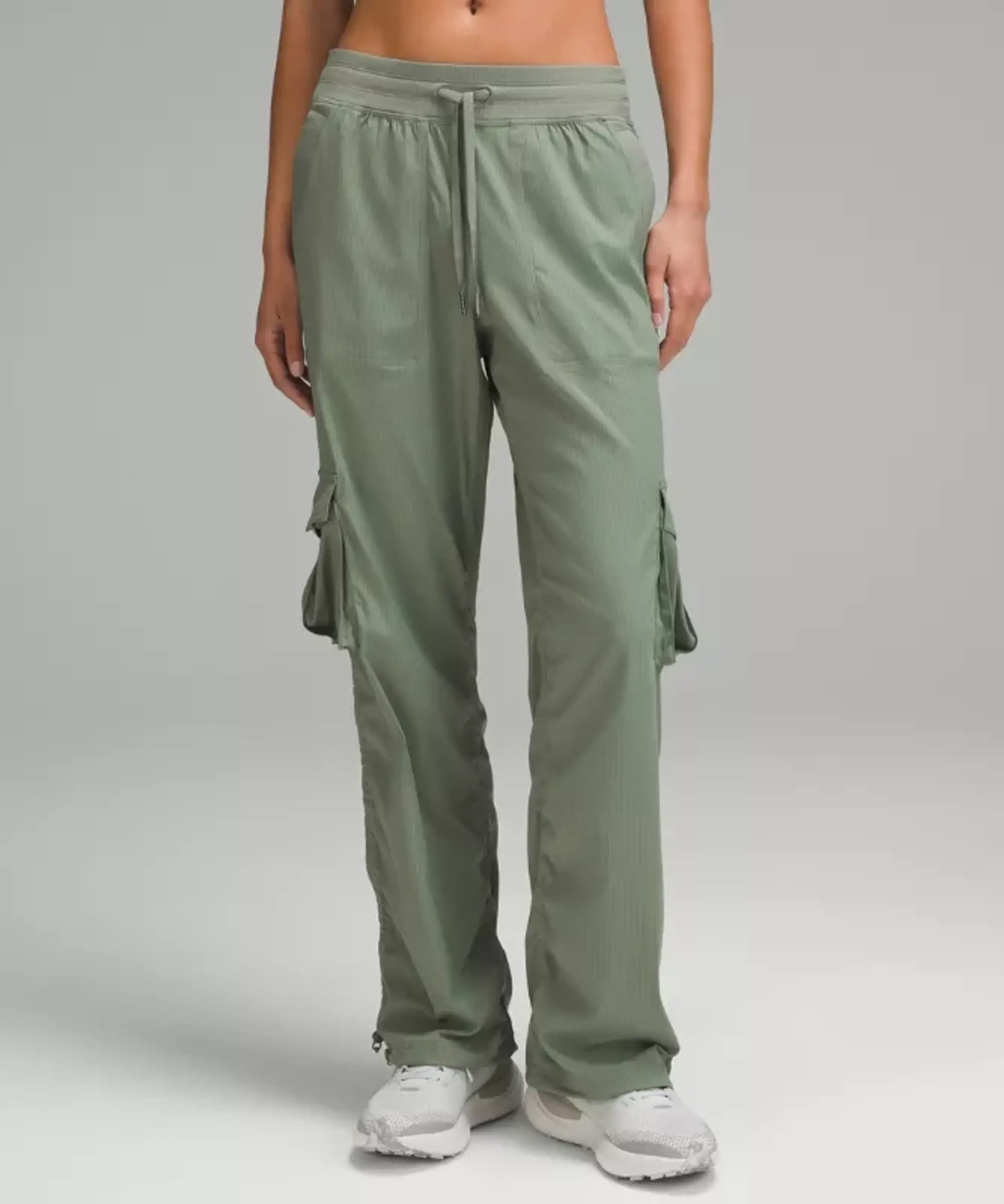 lululemon IE lululemon – Women's Dance Studio Relaxed-Fit Mid-Rise Cargo Pants – Color Grey/Green/Pastel – Size 3XS