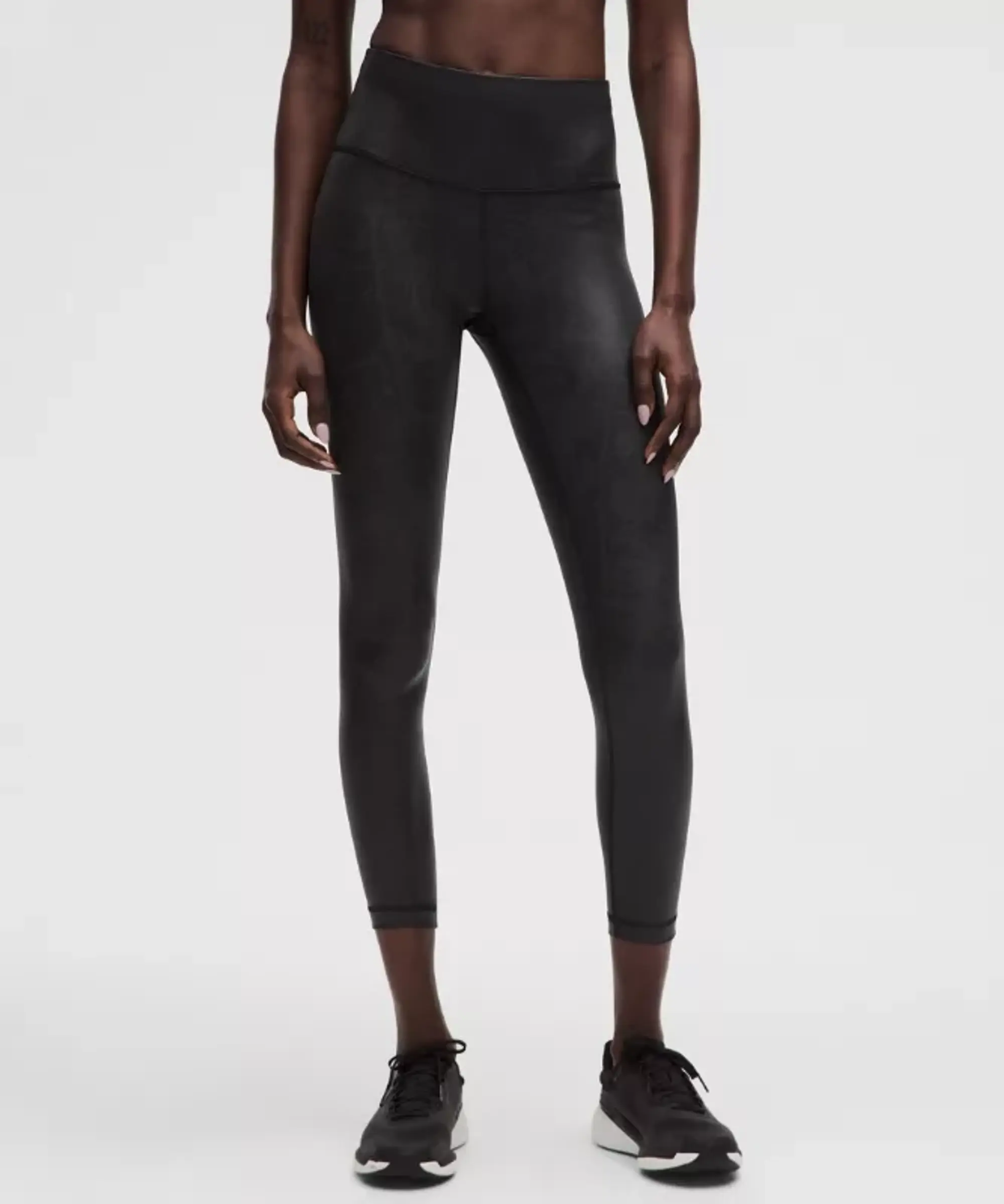 lululemon IE lululemon – Women's Wunder Train High-Rise Tight Leggings Matte Foil – 25 – Color Black – Size 8