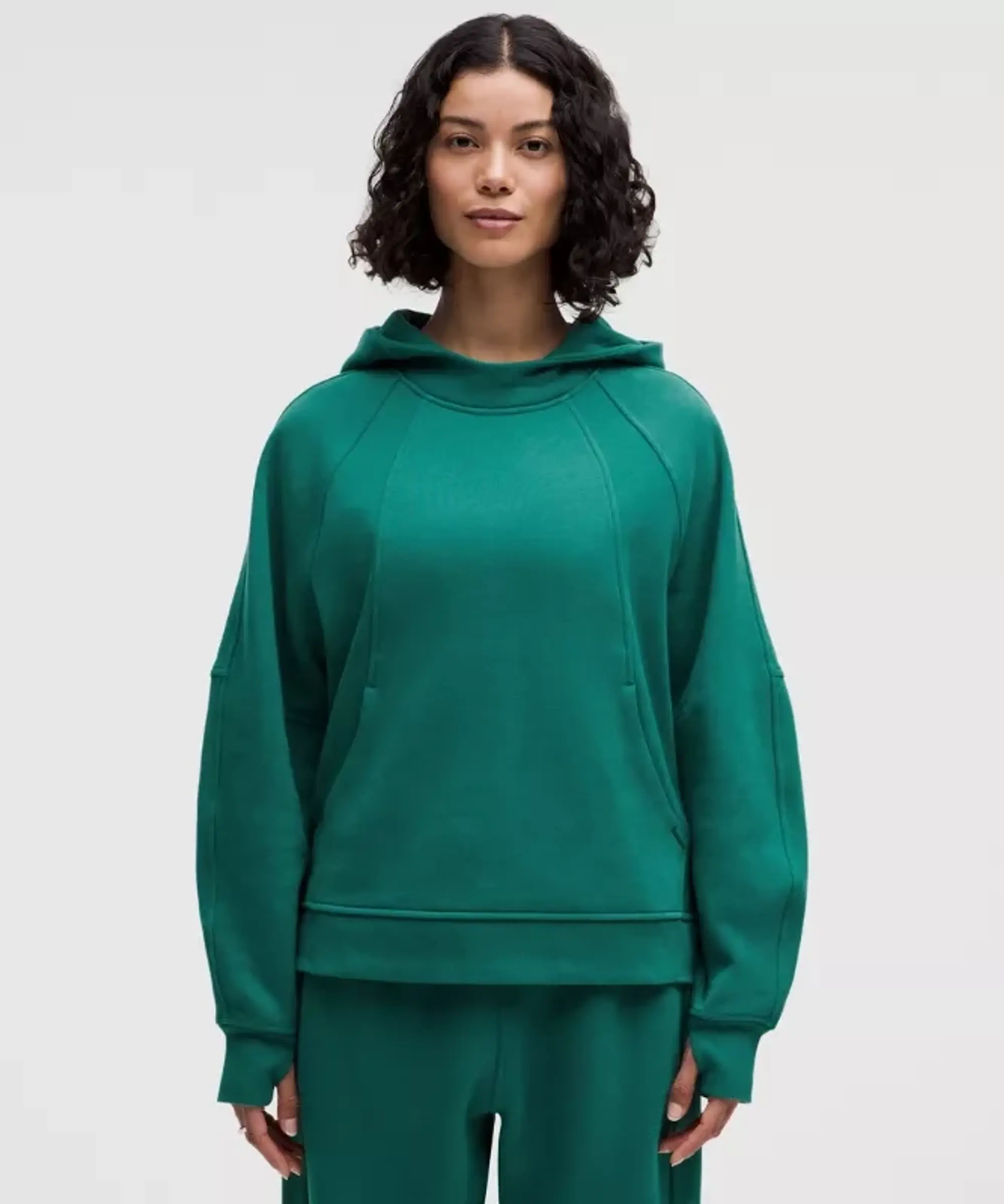 lululemon IE lululemon – Women's Scuba Oversized Side-Slit Hoodie – Color Green – Size XS/S