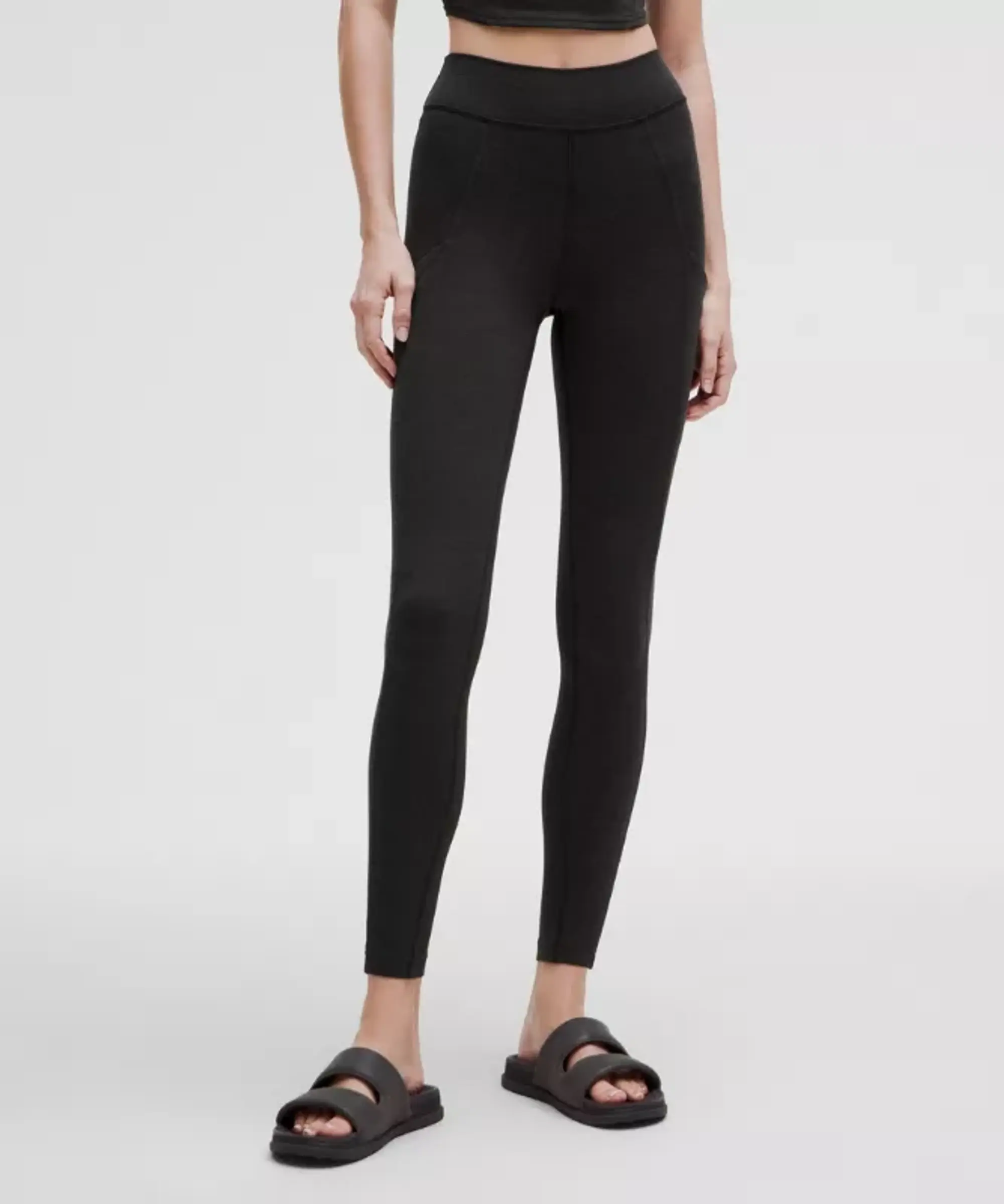 lululemon IE lululemon – Women's Softy Suedey High-Rise Tight Leggings – 28 – Color Black – Size 8
