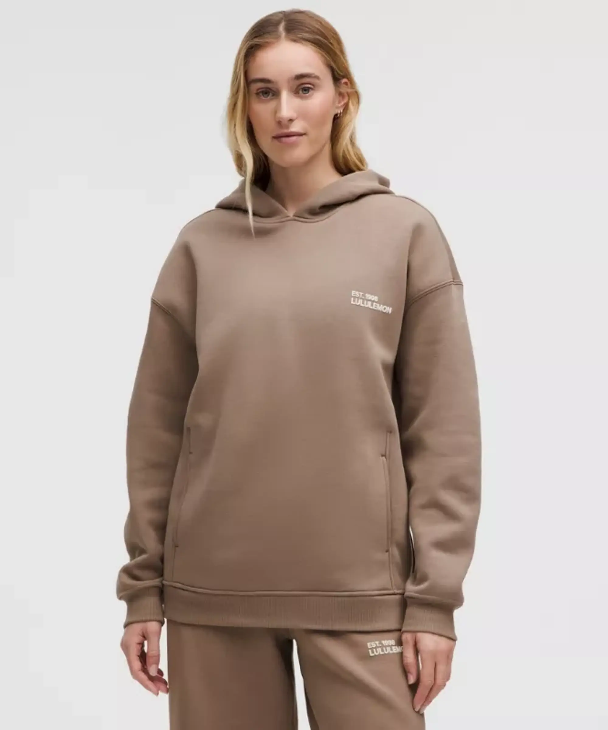lululemon IE lululemon – Women's Heavyweight Oversized Hoodie – Color Brown – Size 2XS