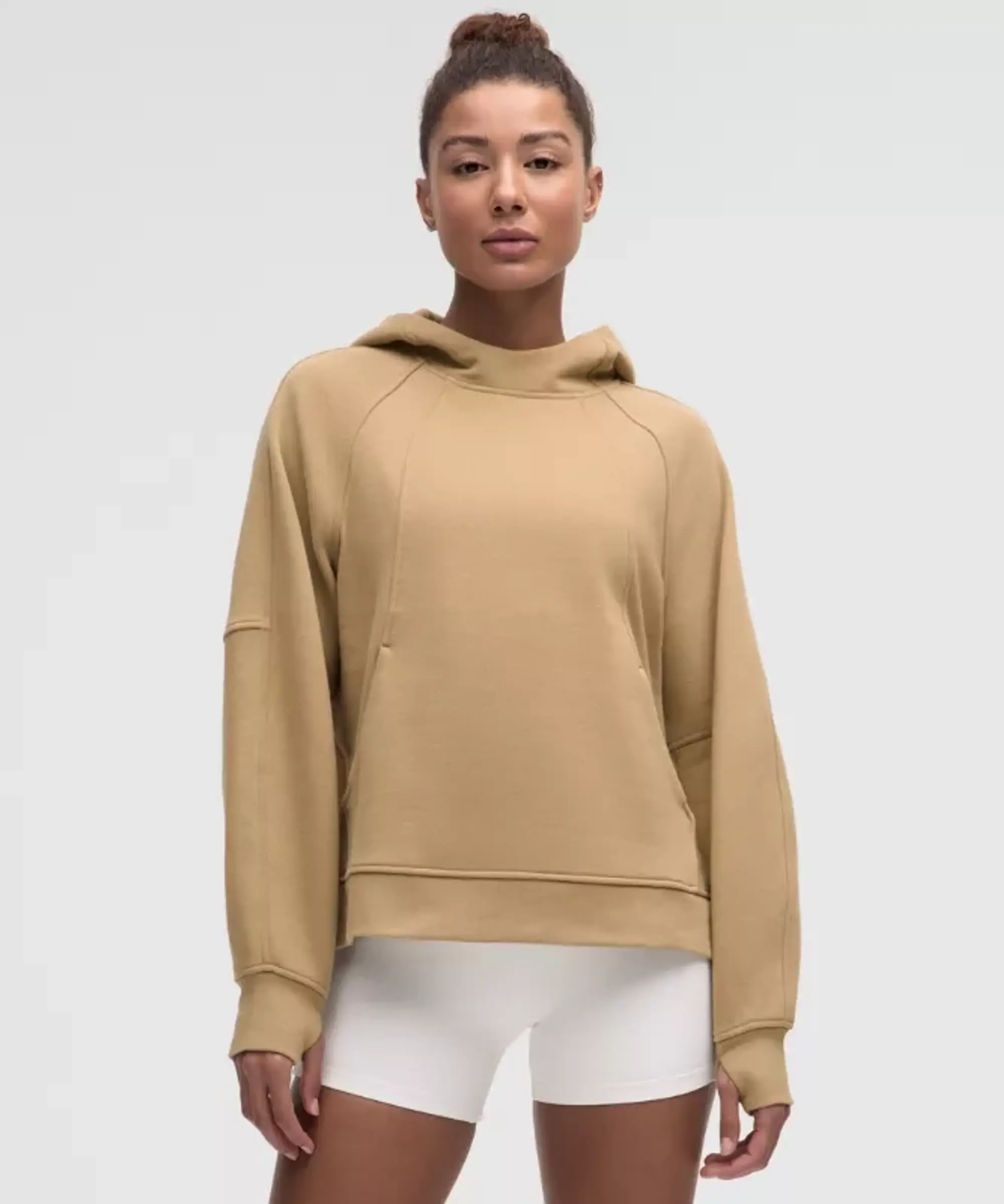 lululemon IE lululemon – Women's Scuba Oversized Side-Slit Hoodie – Color Brown – Size M/L