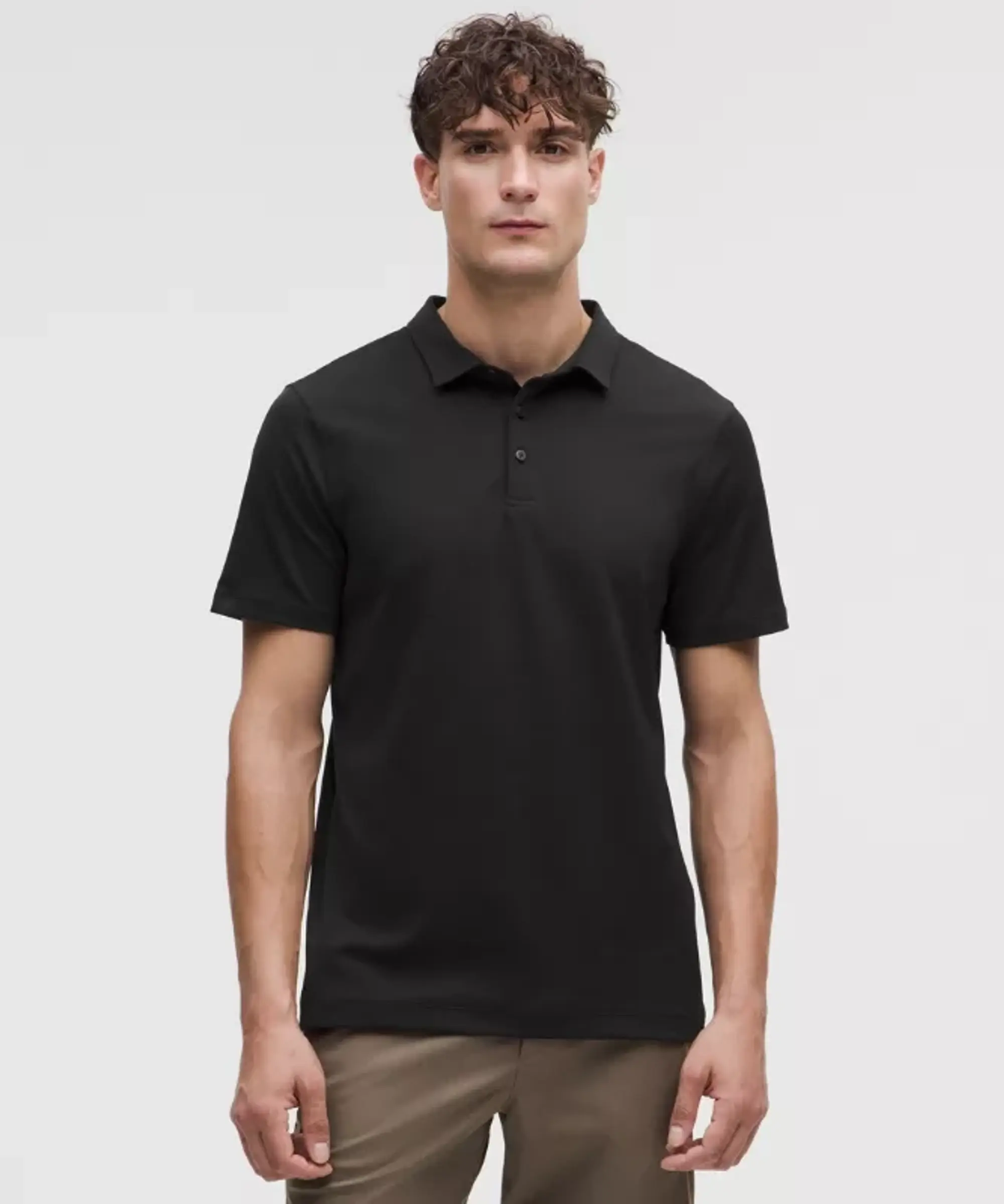 lululemon IE lululemon – Men's ShowZero Polo Shirt – Color Black – Size L