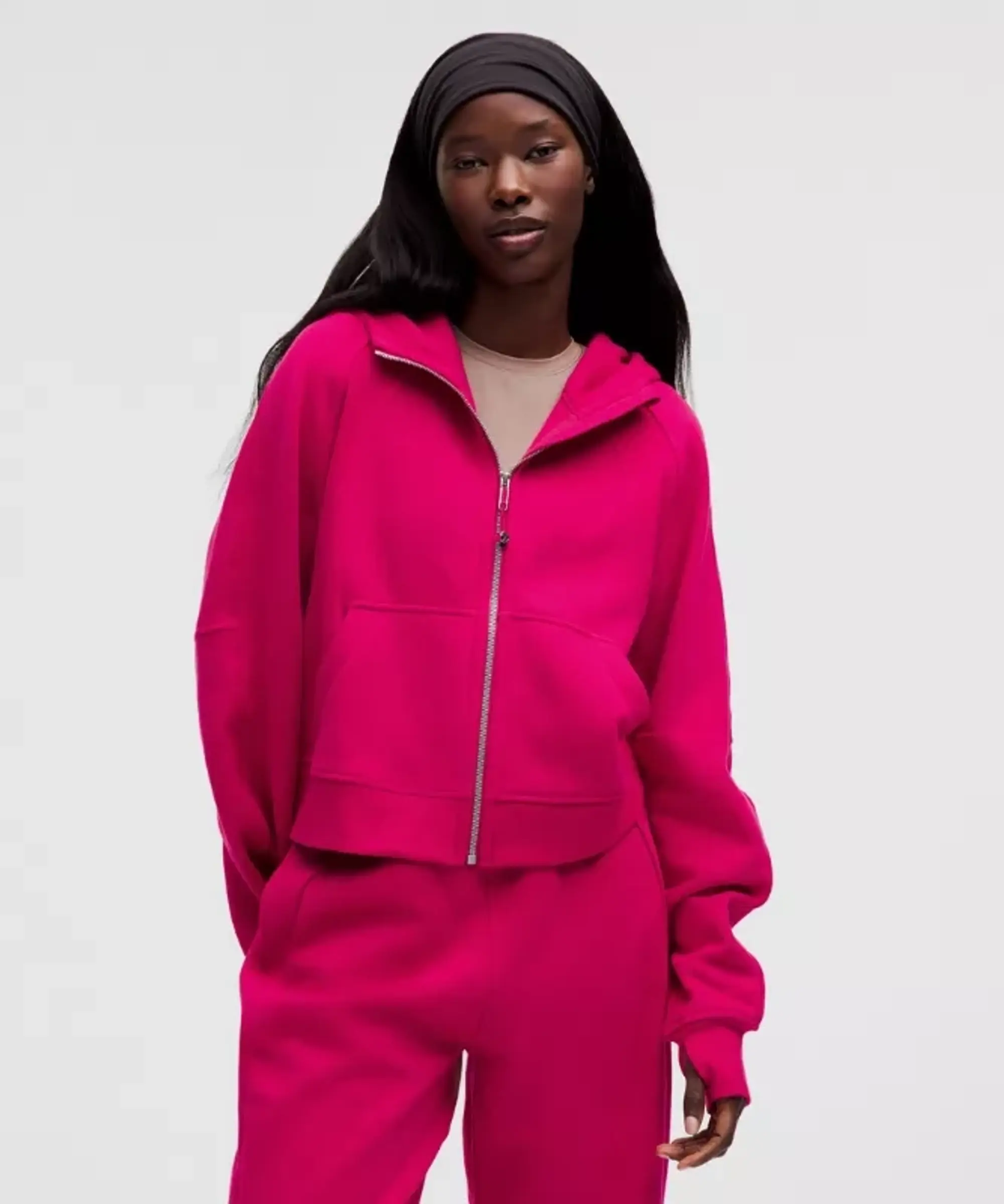 lululemon IE lululemon – Women's Scuba Oversized Full-Zip Hoodie – Color Pink – Size XS/S