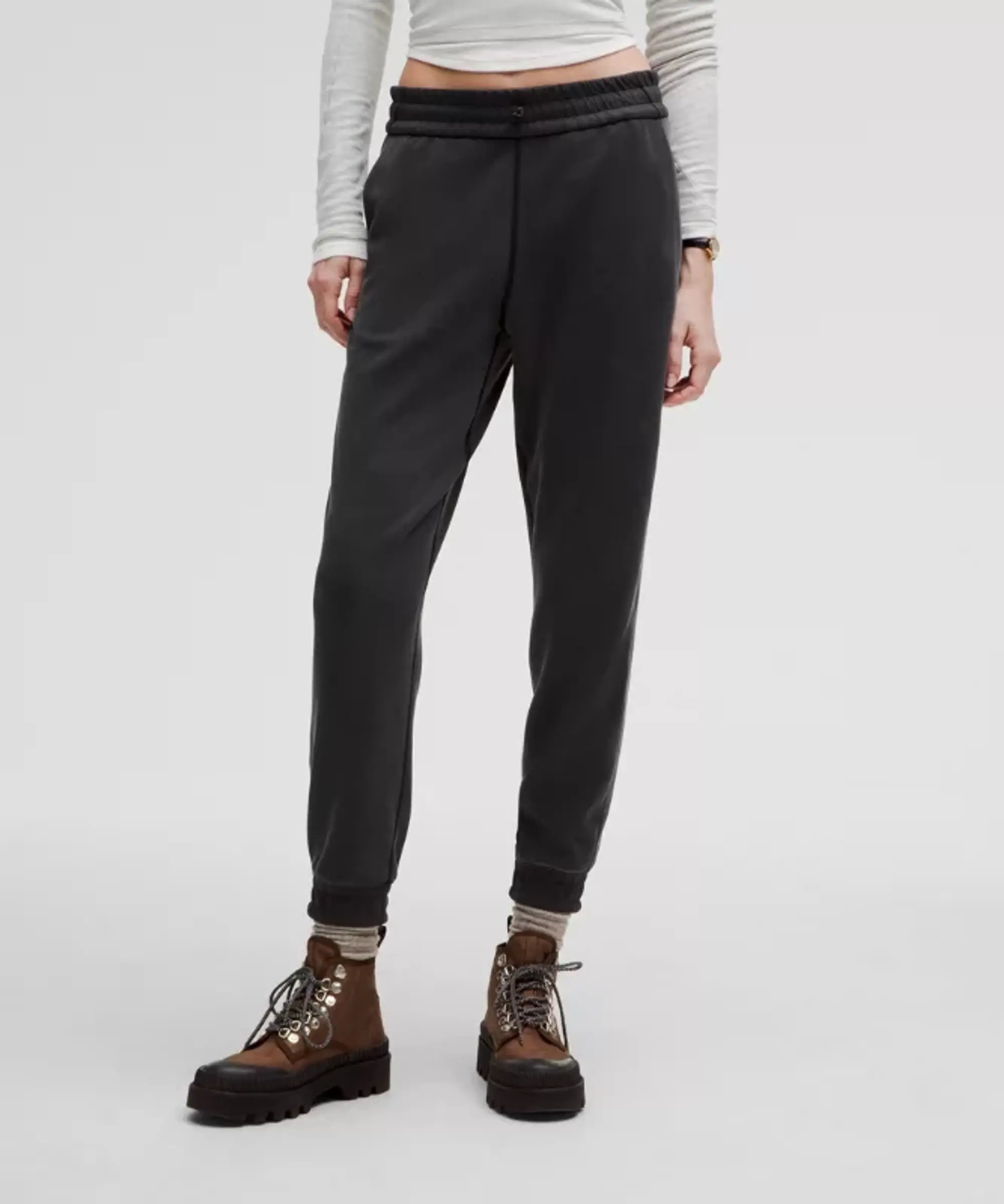lululemon IE lululemon – Women's Brushed Softstreme High-Rise Joggers – Color Black – Size 6
