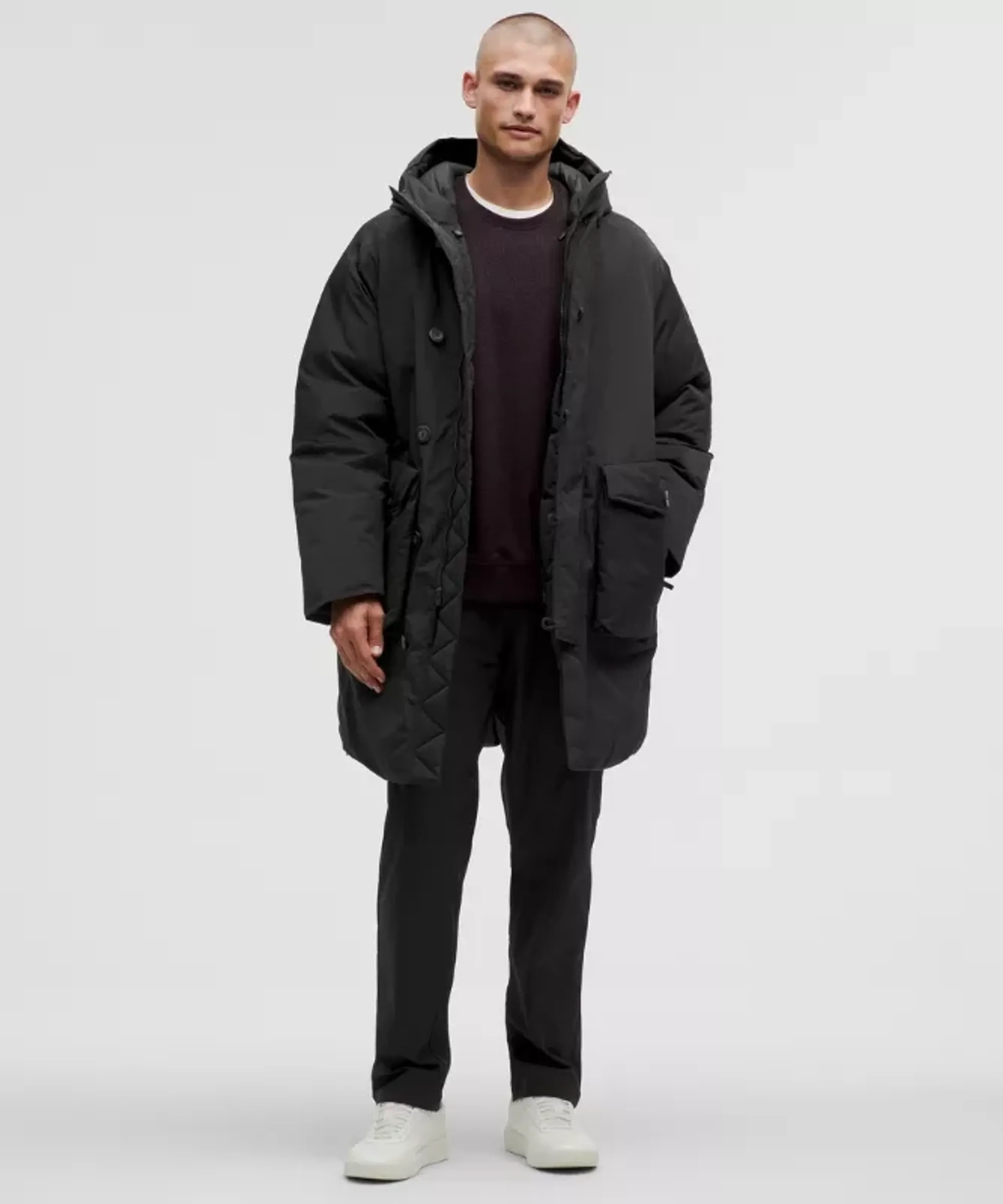 lululemon IE lululemon – Men's Cold Weather 700-Down-Fill Parka Jacket – Color Black – Size L