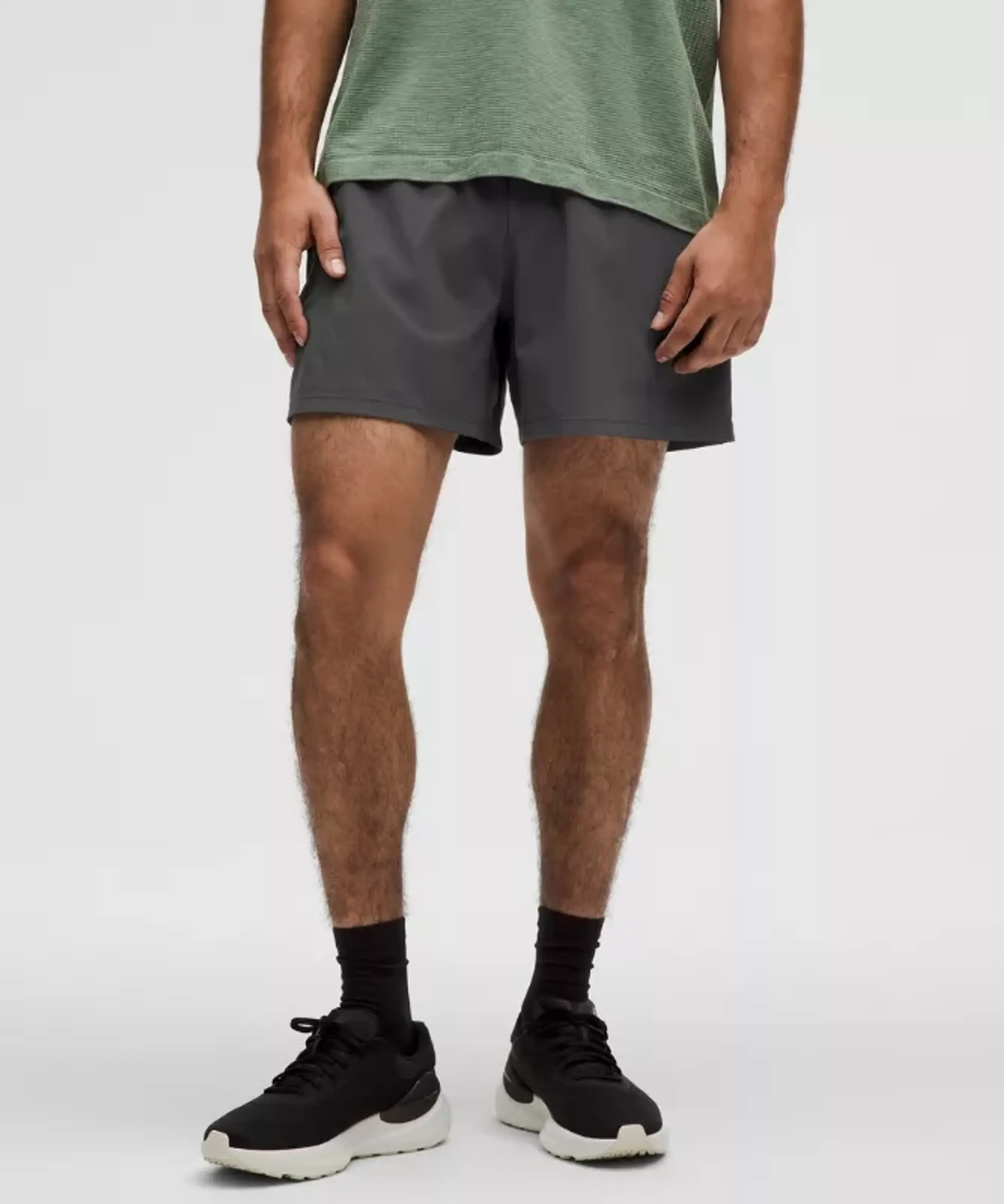 lululemon IE lululemon – Men's Pace Breaker Lined Shorts – 5 – Color Grey – Size XL