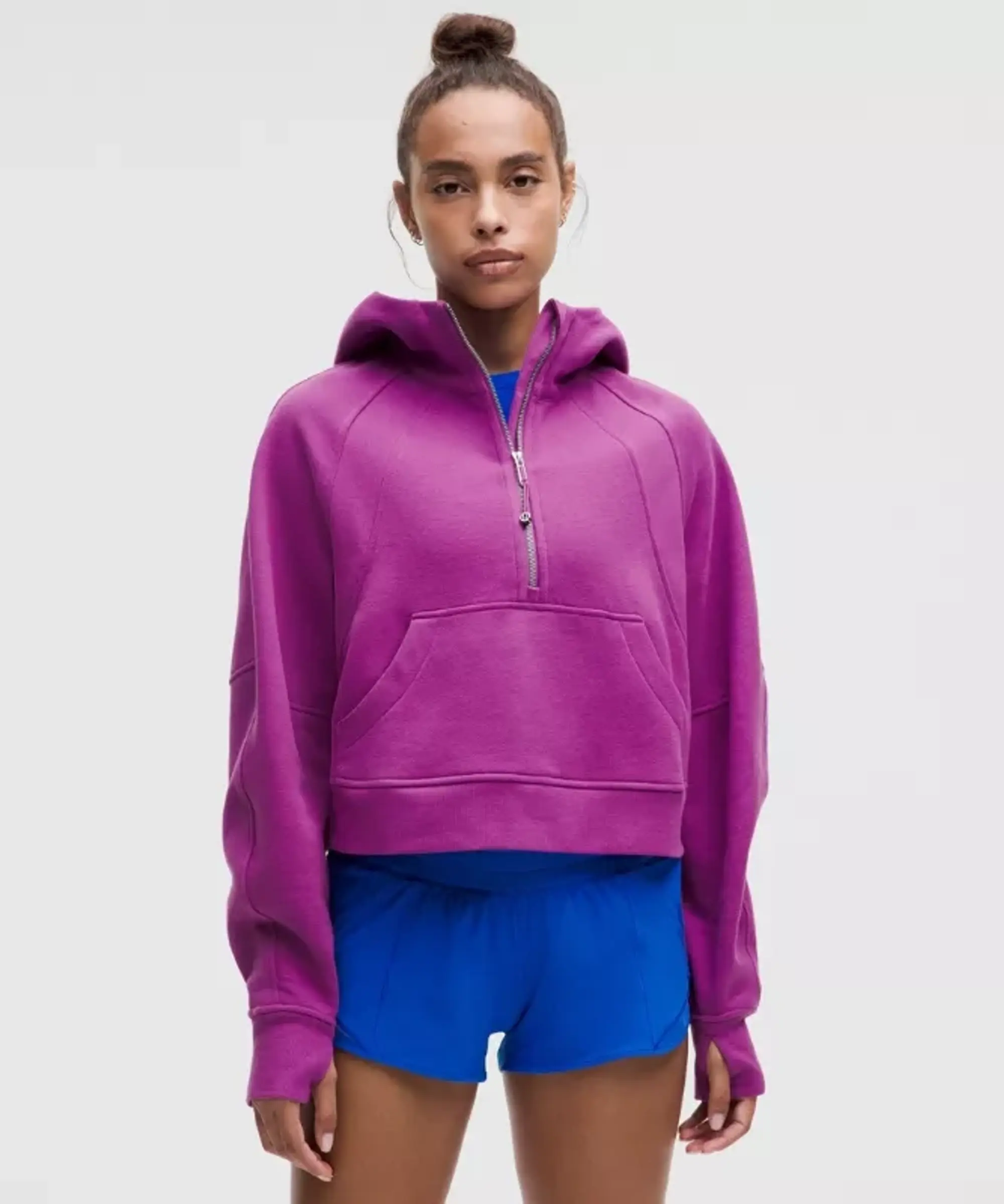 lululemon IE lululemon – Women's Scuba Oversized Half-Zip Hoodie – Color Purple – Size XL/2XL