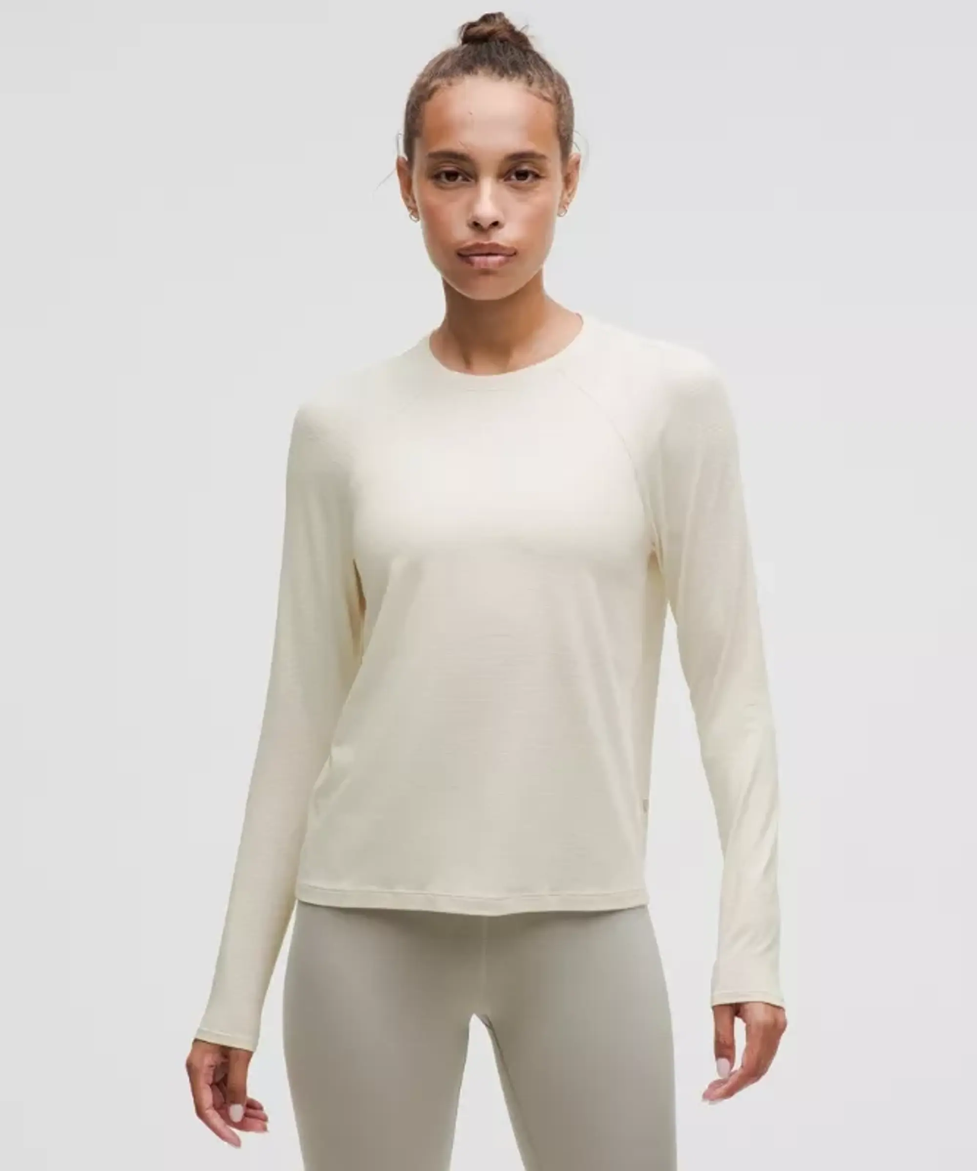 lululemon IE lululemon – Women's License to Train Classic-Fit Long-Sleeve Shirt – Color White – Size 6