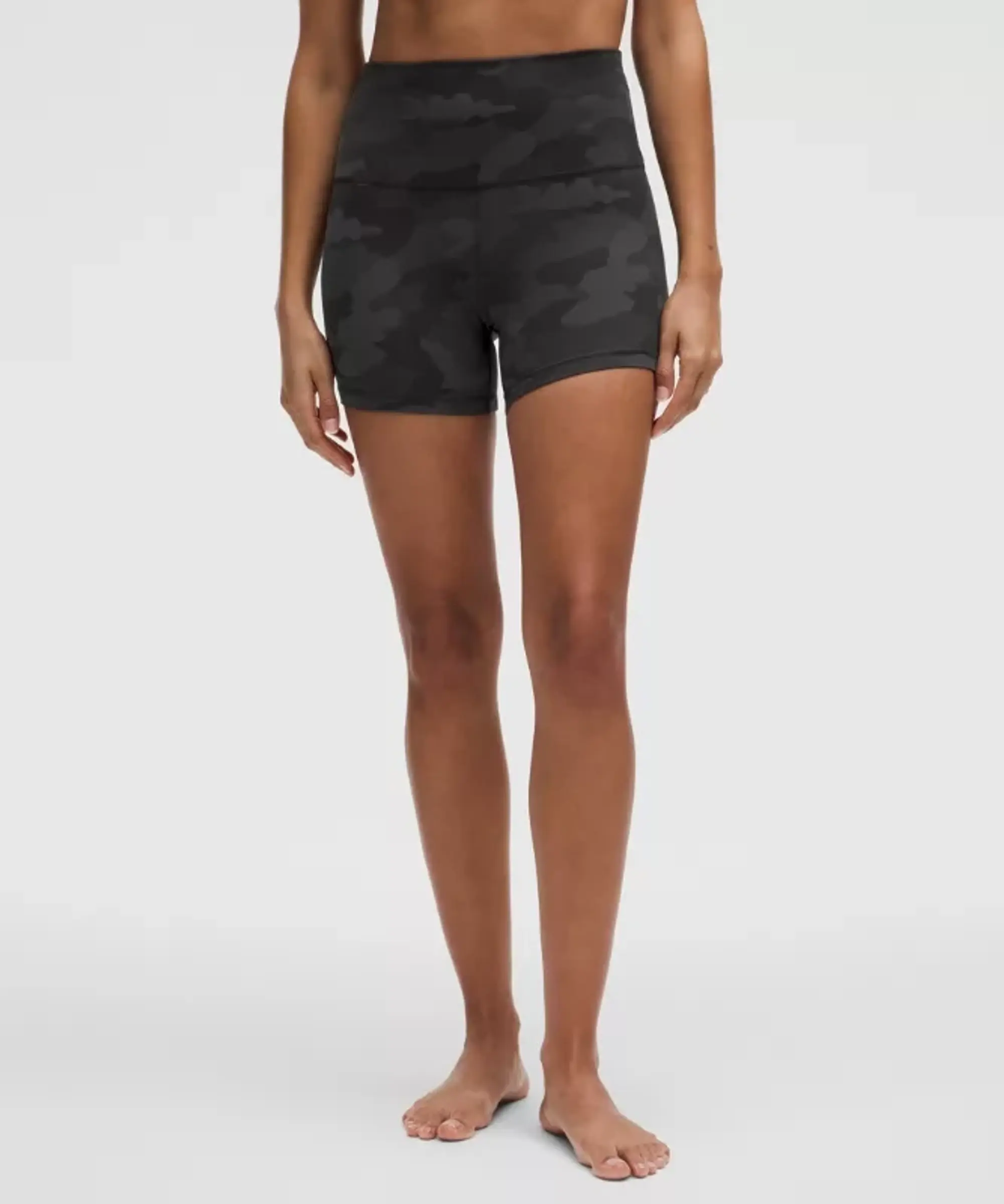 lululemon IE lululemon – Women's Align High-Rise Shorts – 4 – Color Camo/Black – Size 8