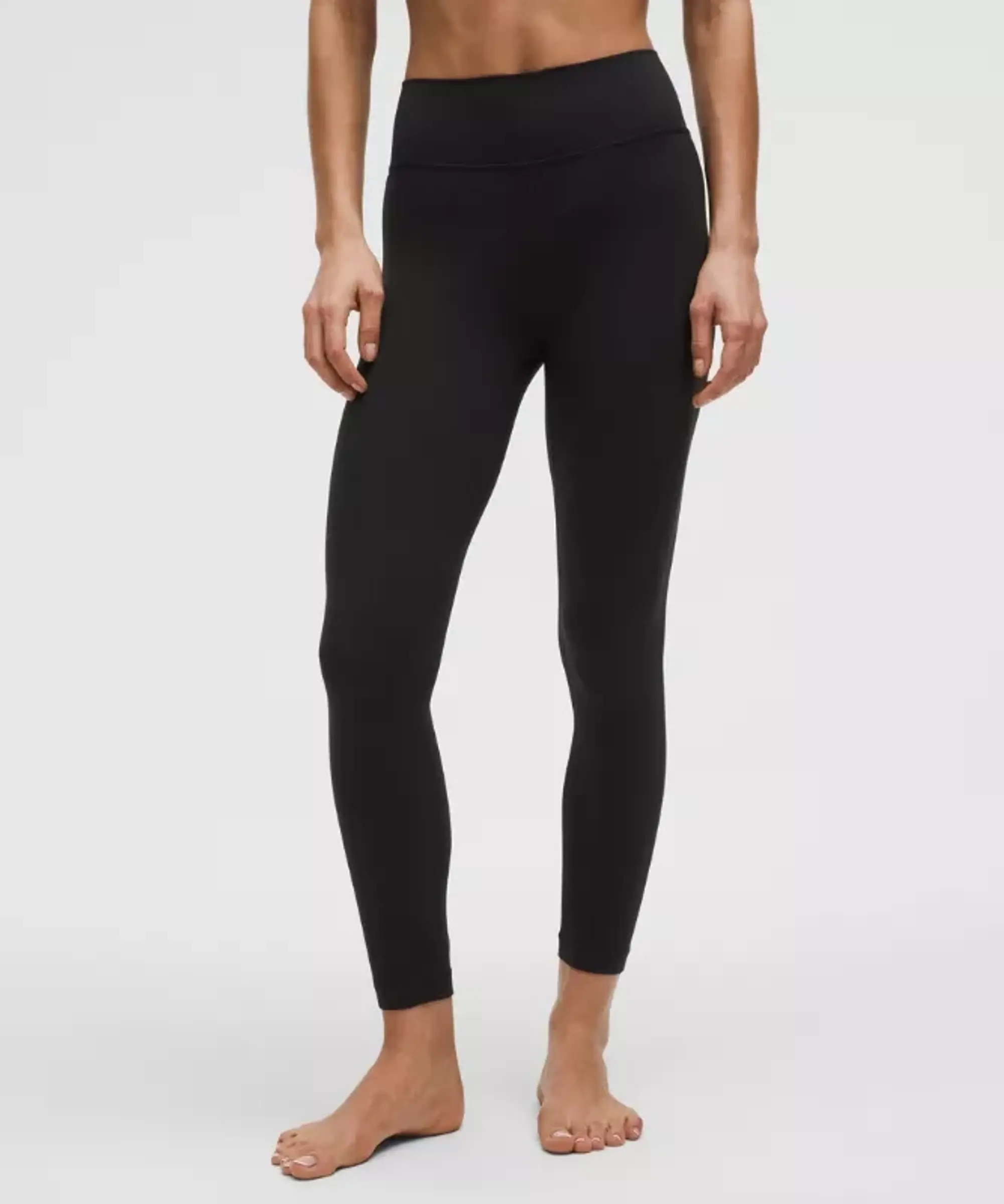 lululemon IE lululemon – Women's Groove High-Rise Ribbed Panel Tight Leggings – 25 – Color Black – Size 4