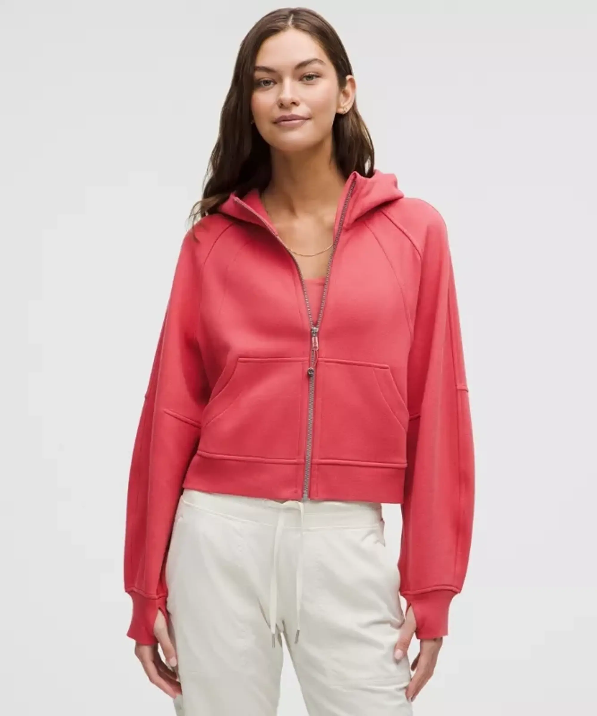 lululemon IE lululemon – Women's Scuba Oversized Full-Zip Hoodie – Color Red – Size XS/S