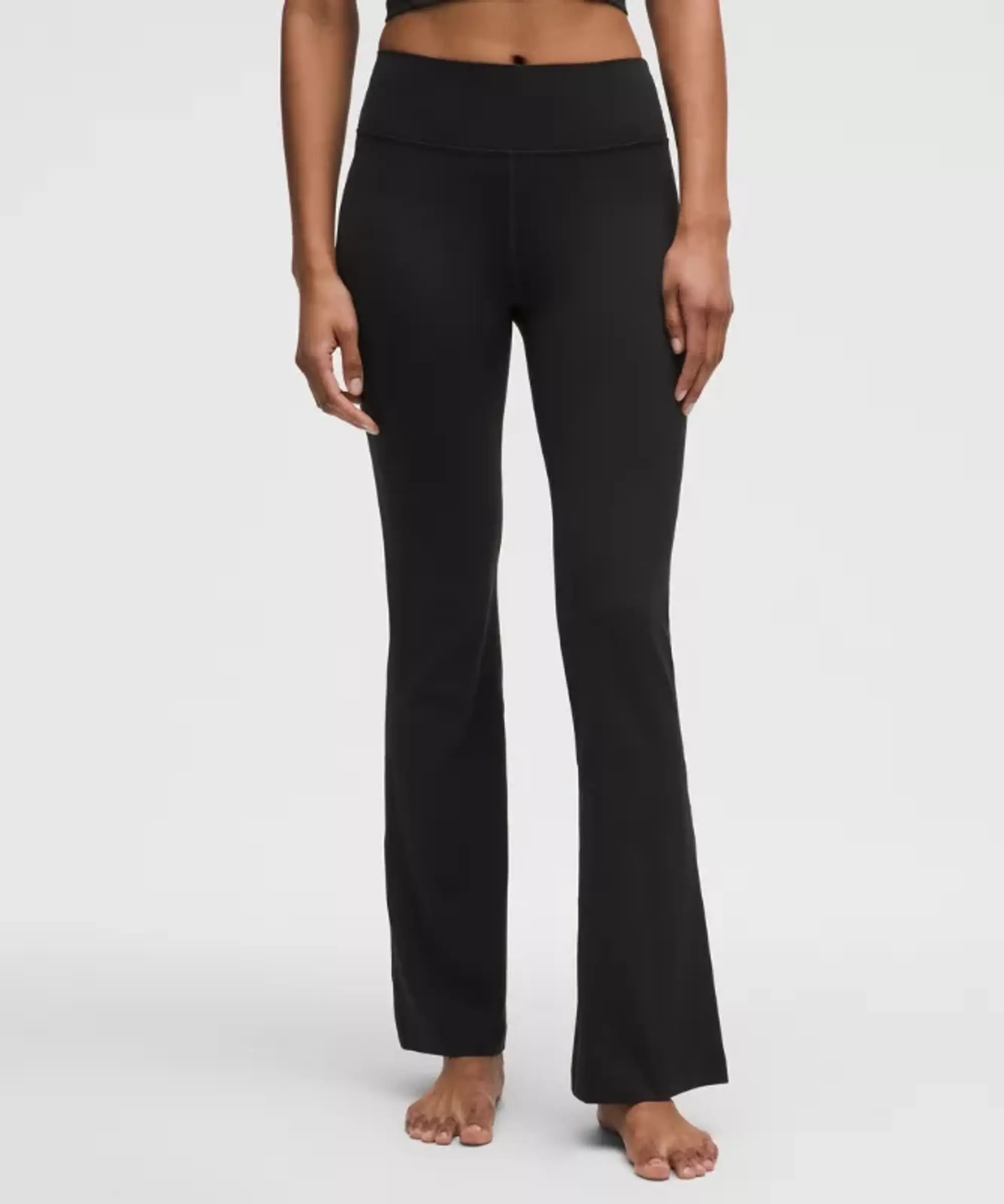 lululemon IE lululemon – Women's Groove High-Rise Nulu Flared Pants Short – Color Black – Size 8