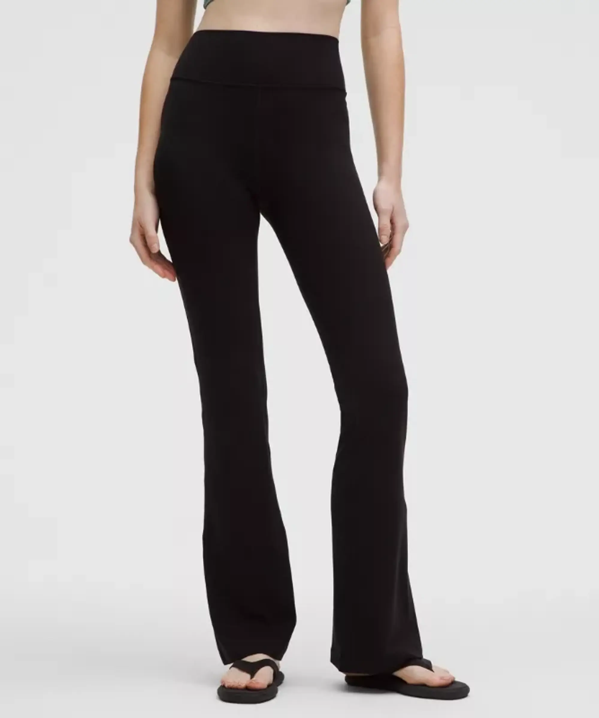 lululemon IE lululemon – Women's Groove Nulu High-Rise Flared Pants Regular – Color Black – Size 8