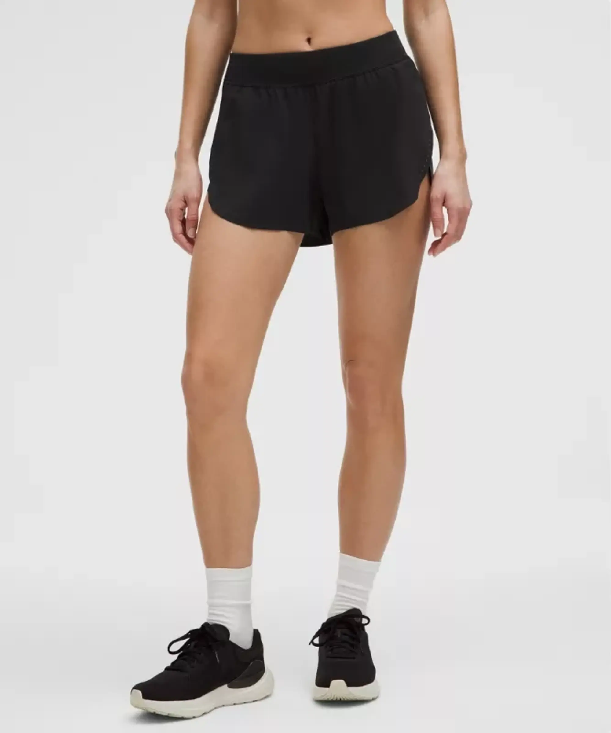 lululemon IE lululemon – Women's Fast and Free High-Rise Classic-Fit Split Shorts – 3 – Color Black – Size 3XS