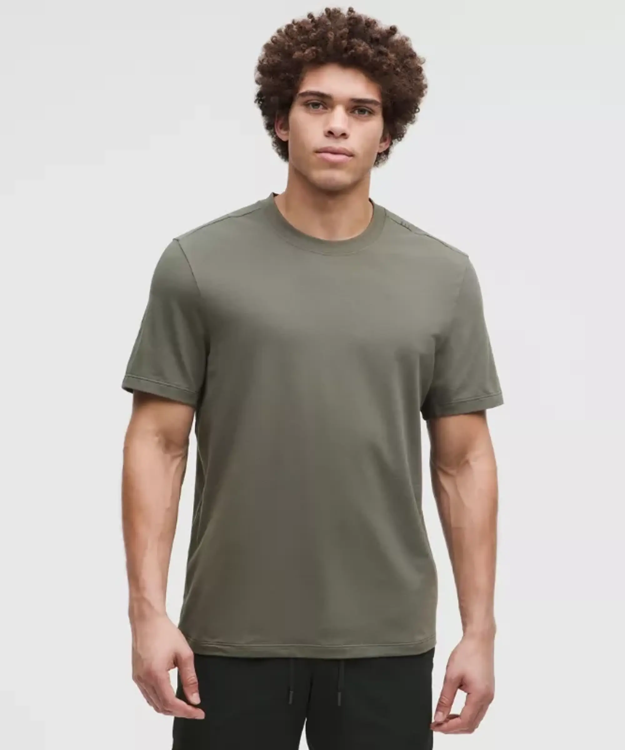 lululemon IE lululemon – Men's Zeroed In Short-Sleeve Shirt – Color Grey – Size 2XL