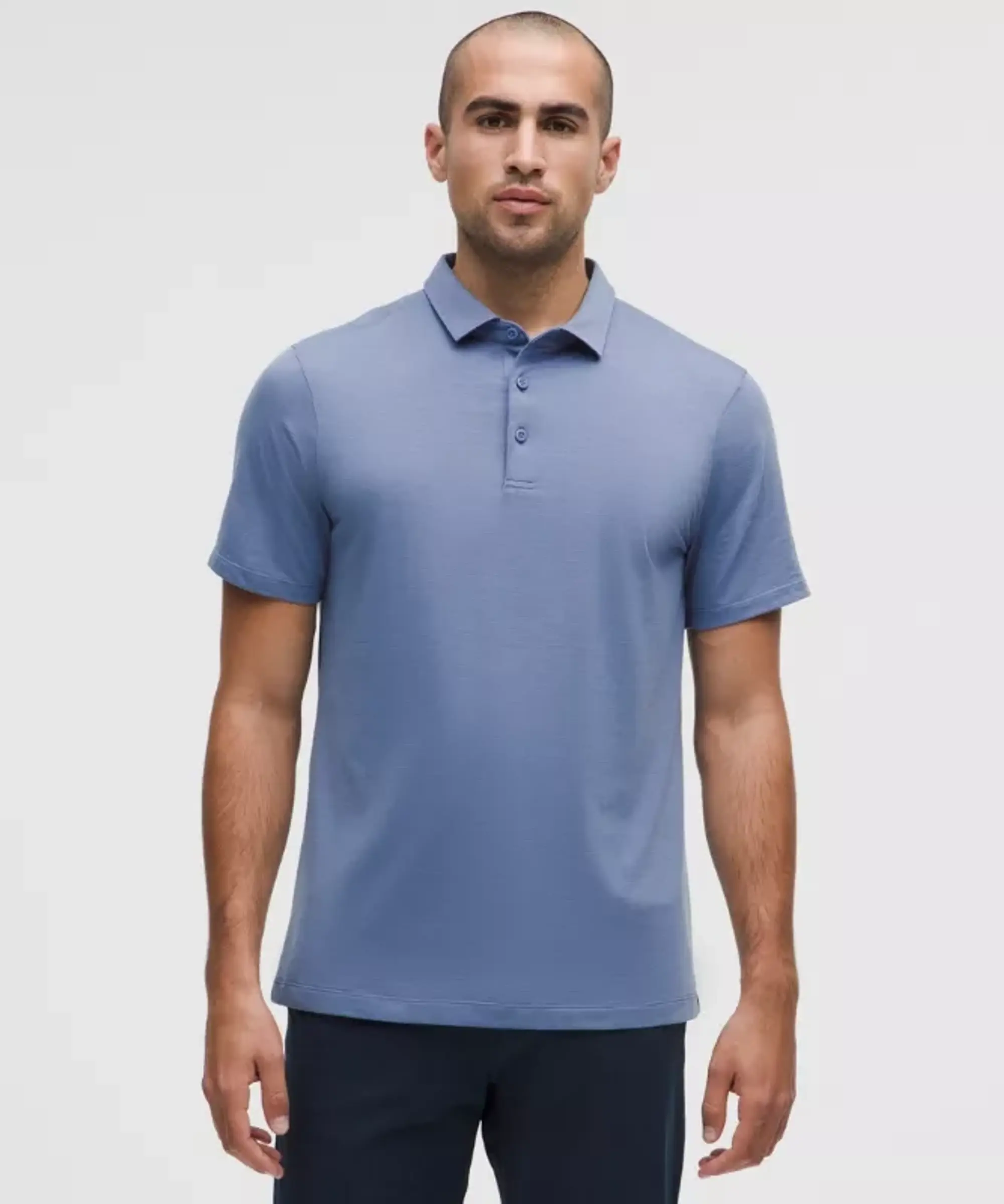 lululemon IE lululemon – Men's Evolution Short-Sleeve Polo Shirt – Color Blue – Size 2XL