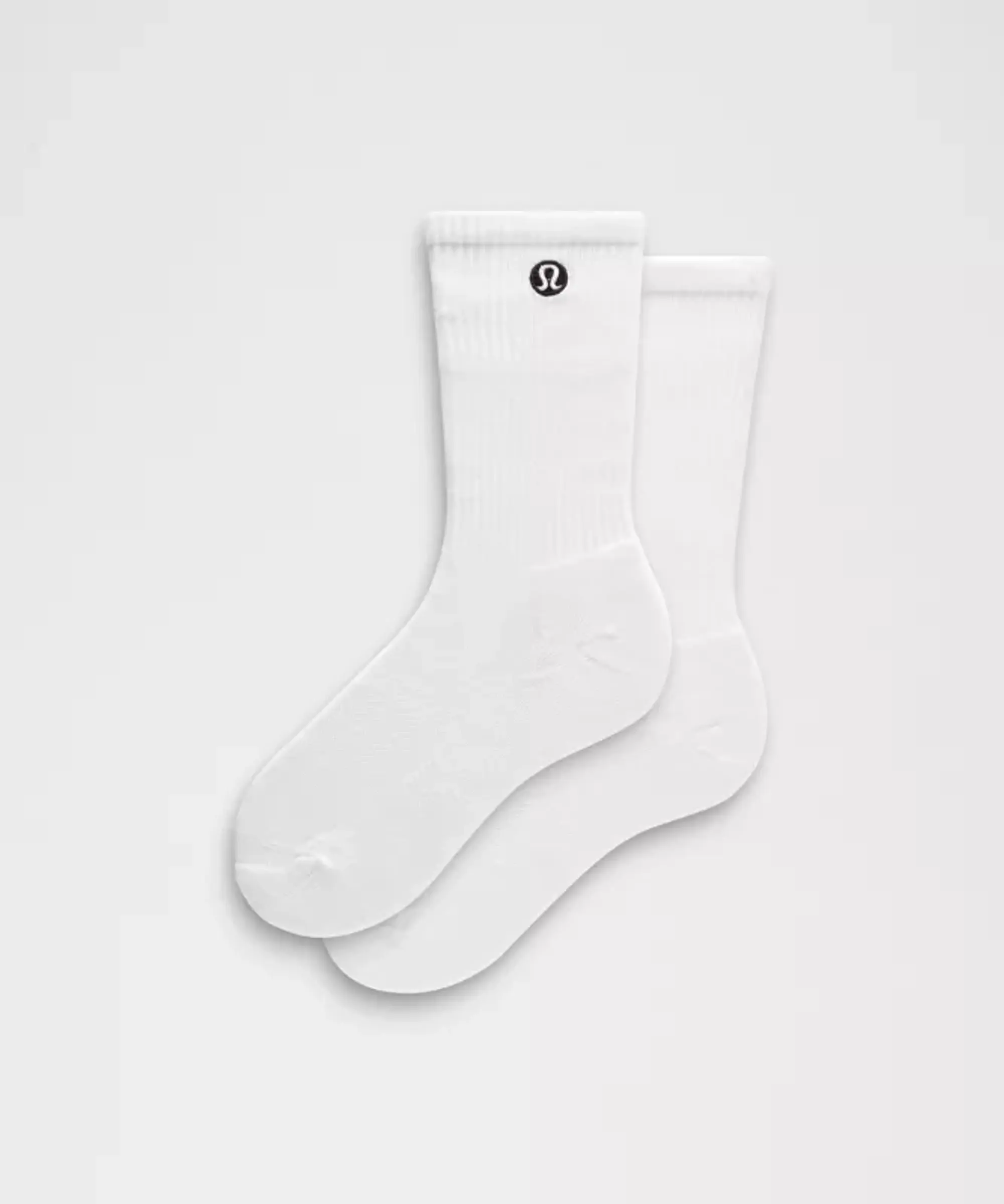 lululemon IE lululemon – Men's Unisex Daily Essential Crew Socks – Color White – Size XL