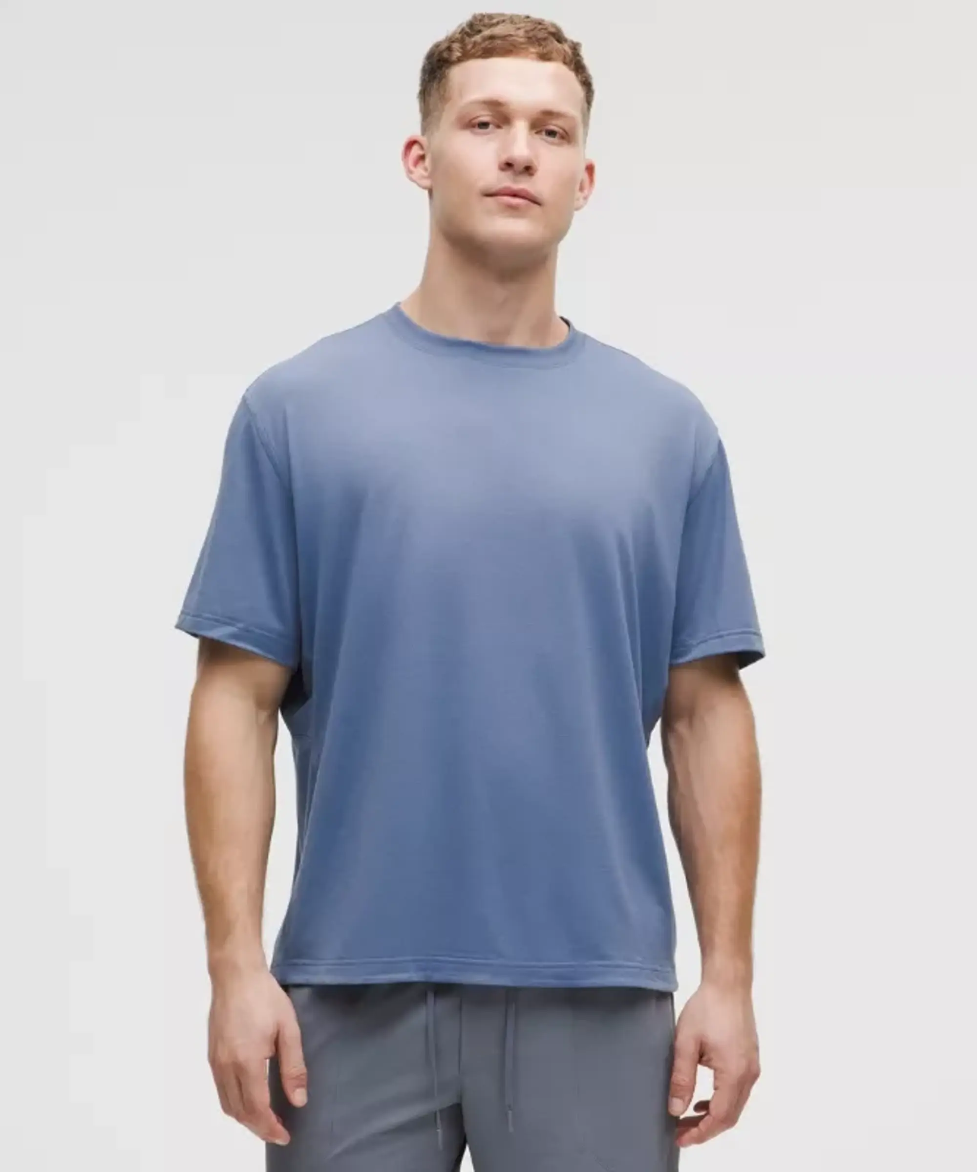lululemon IE lululemon – Men's EasySet Training Short-Sleeve Shirt – Color Blue – Size M