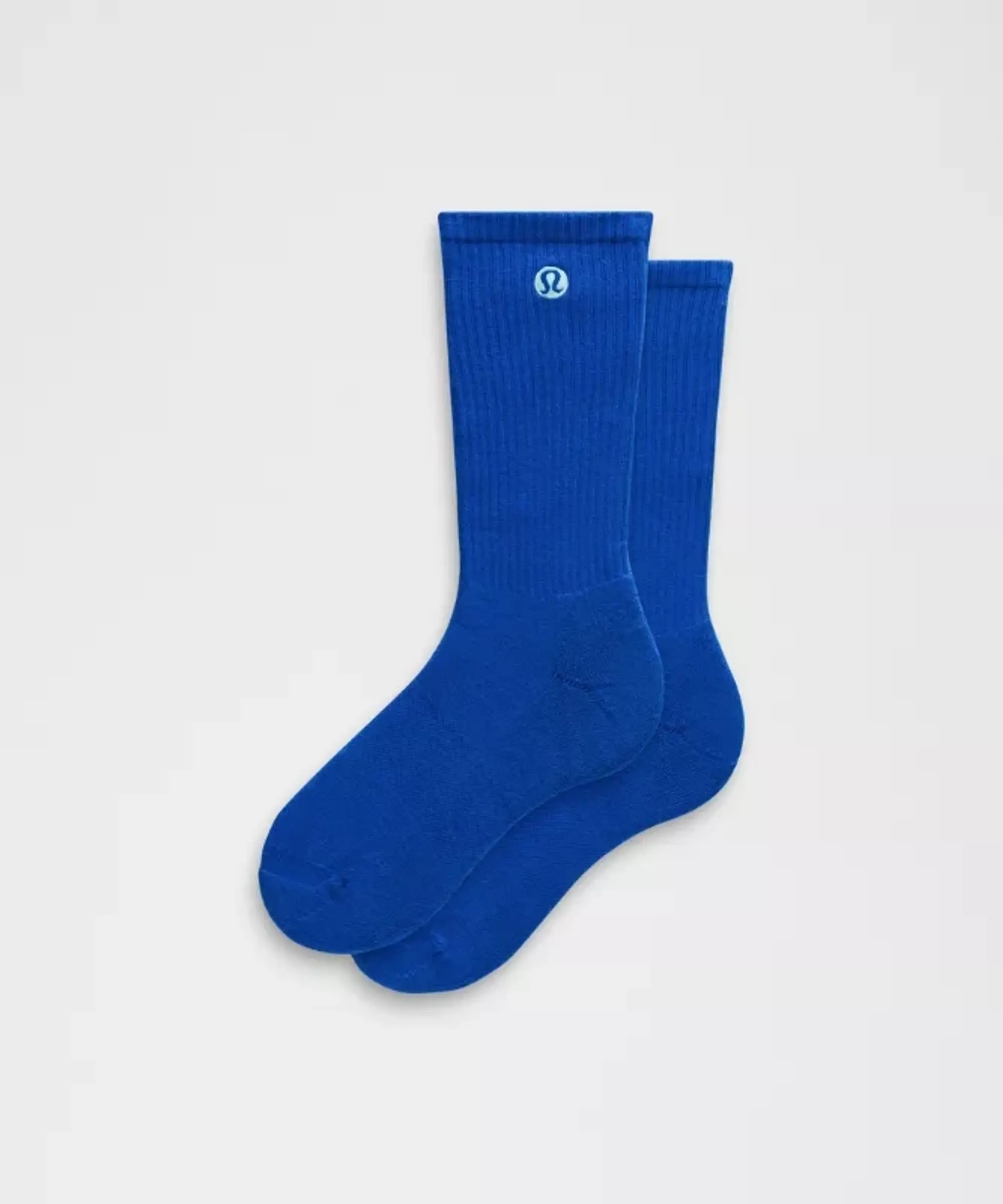 lululemon IE lululemon – Men's Unisex Daily Essential Crew Socks – Color Blue – Size XL