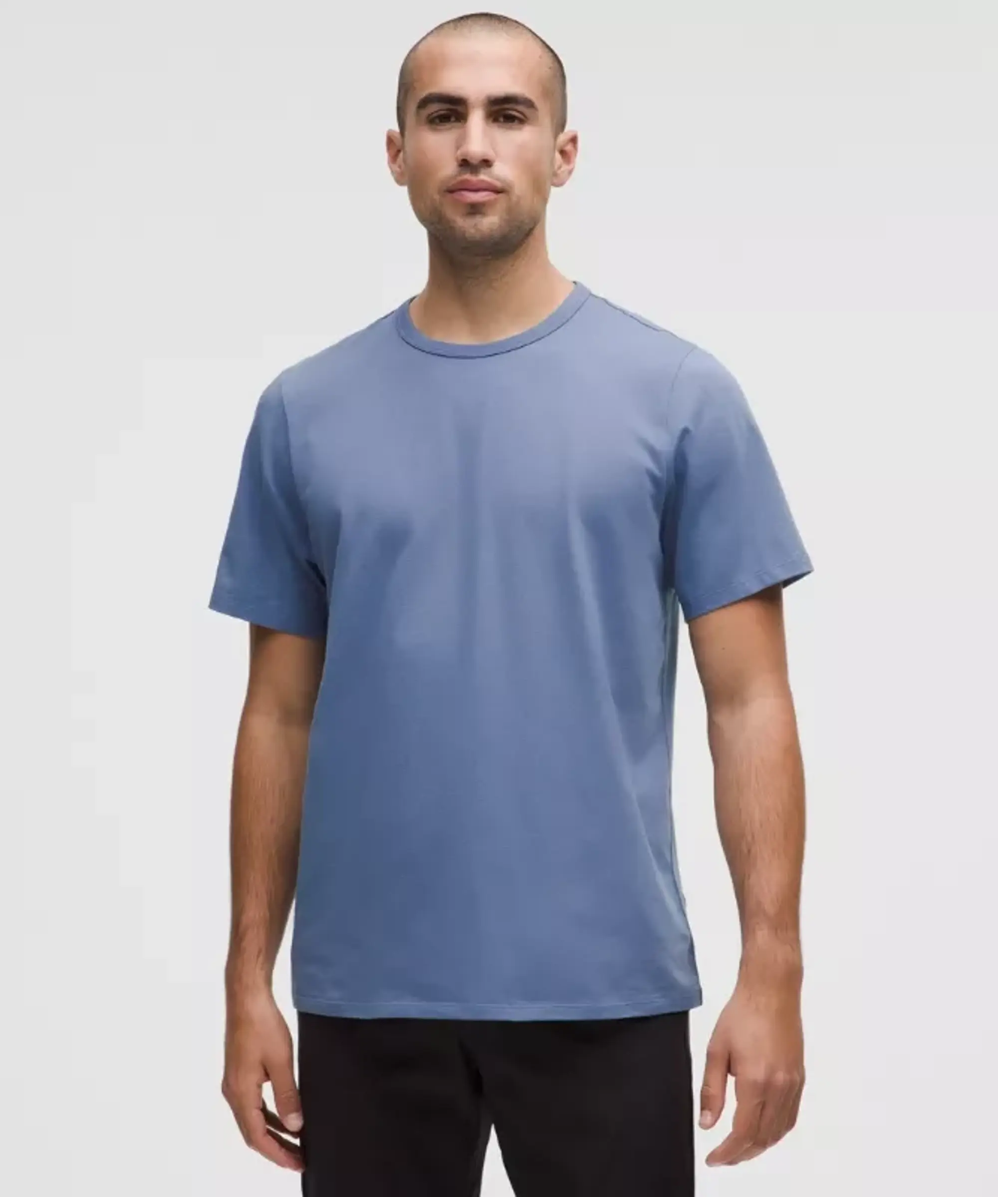 lululemon IE lululemon – Men's Organic Classic-Fit T-Shirt – Color Blue – Size 2XL