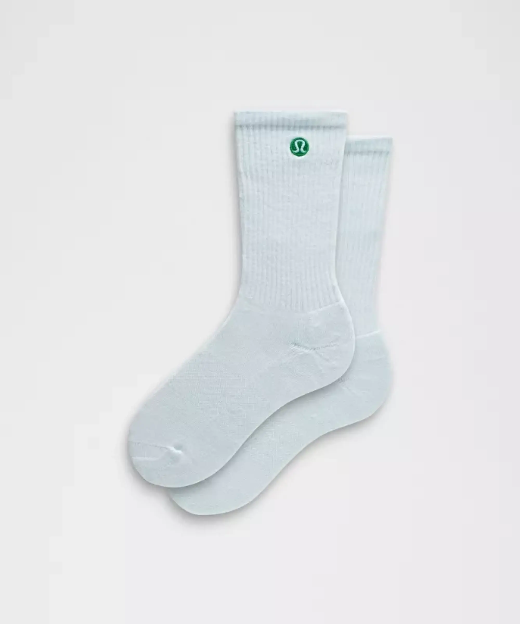 lululemon IE lululemon – Men's Unisex Daily Essential Crew Socks – Color Blue Green – Size XL