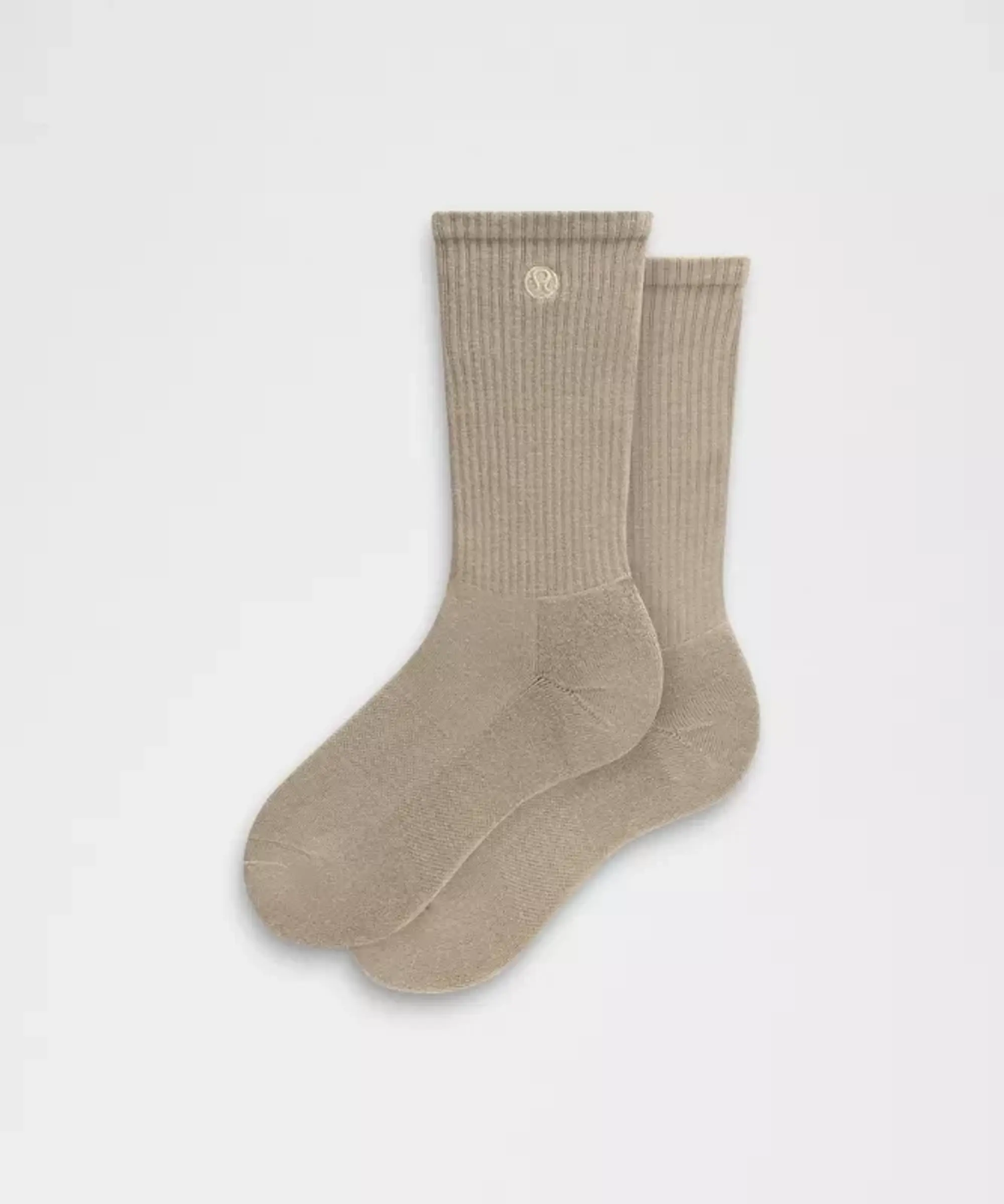 lululemon IE lululemon – Men's Unisex Daily Essential Crew Socks – Color Brown – Size XL