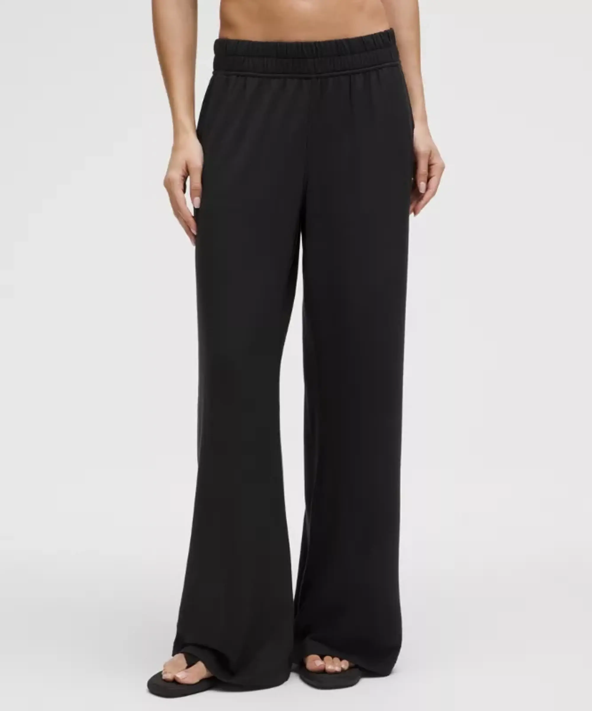 lululemon IE lululemon – Women's BeCalm Mid-Rise Wide-Leg Pants – Color Black – Size 3XS