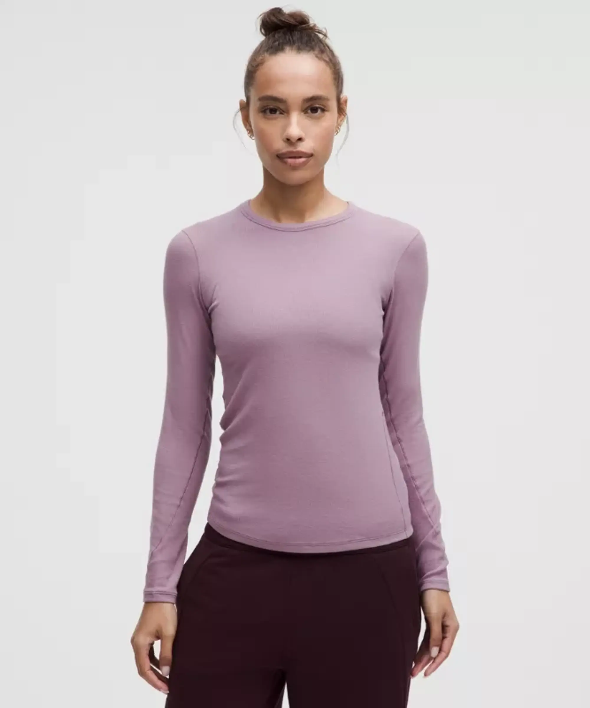 lululemon IE lululemon – Women's Hold Tight Long-Sleeve Shirt – Color Purple – Size 8