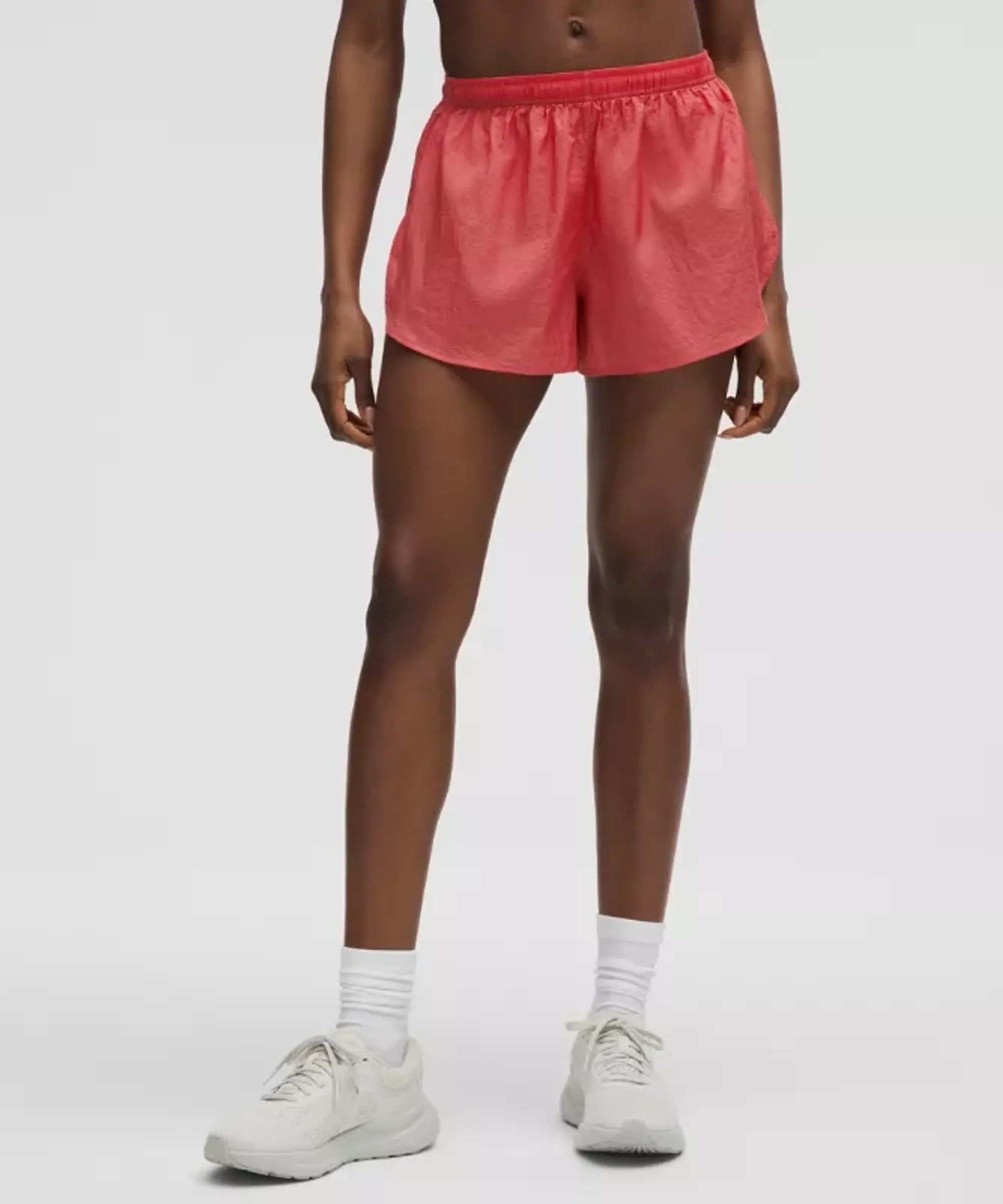 lululemon IE lululemon – Women's Dolphin-Hem Mid-Rise Running Shorts – 3 – Color Red – Size 3XS