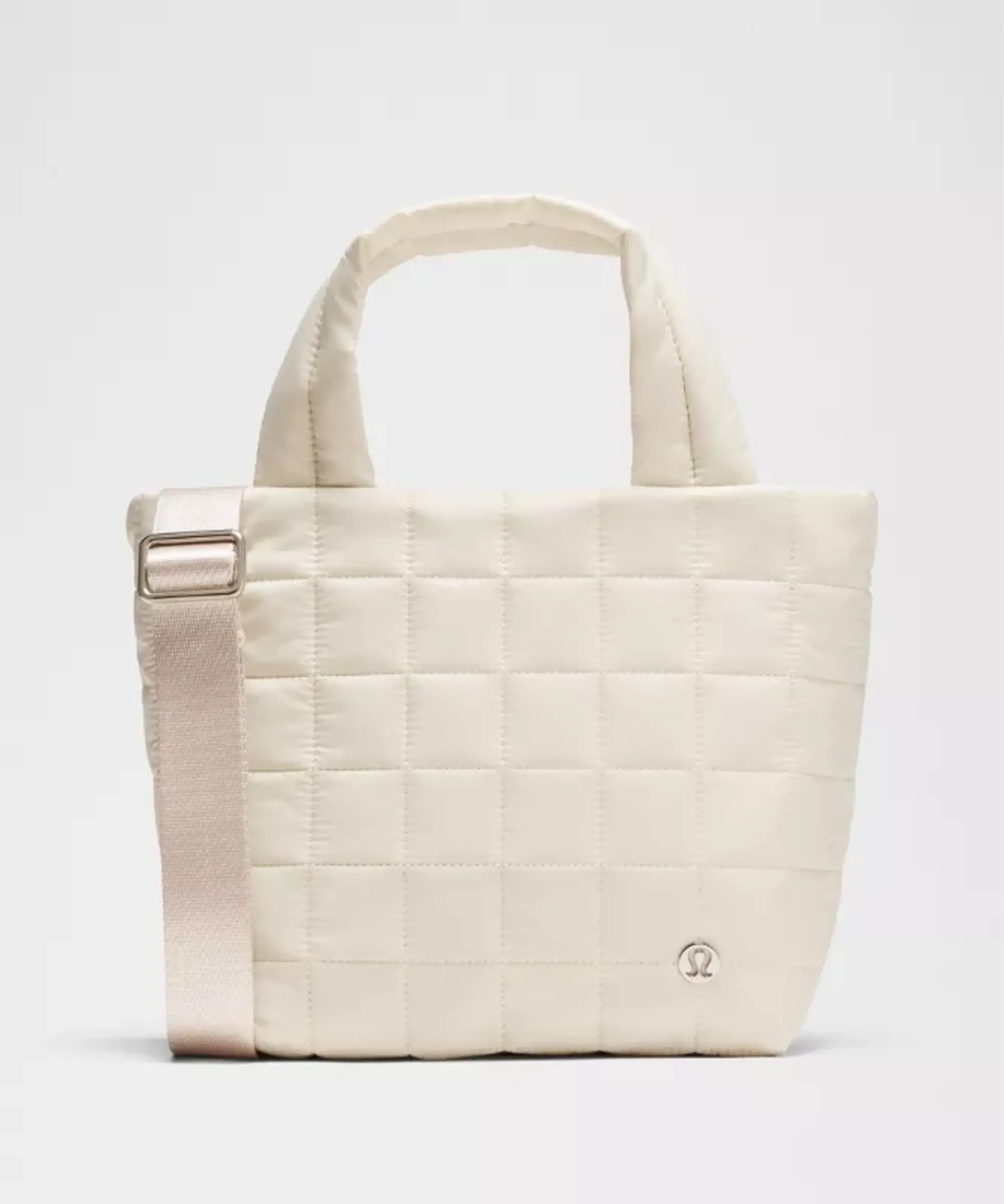 lululemon IE lululemon – Quilted Grid Small Tote Bag 7L – Color White