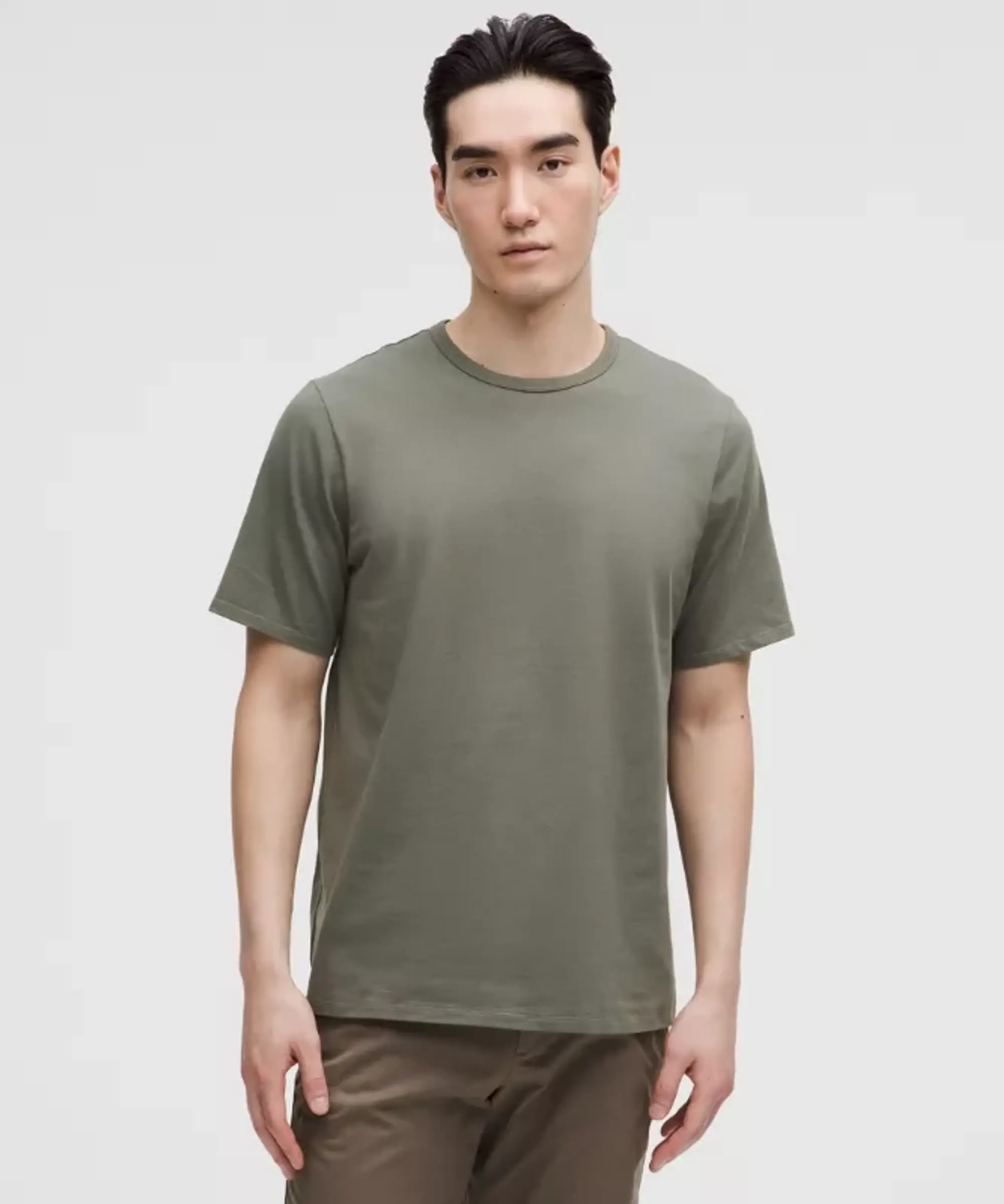 lululemon IE lululemon – Men's Organic Classic-Fit T-Shirt – Color Grey – Size 2XL
