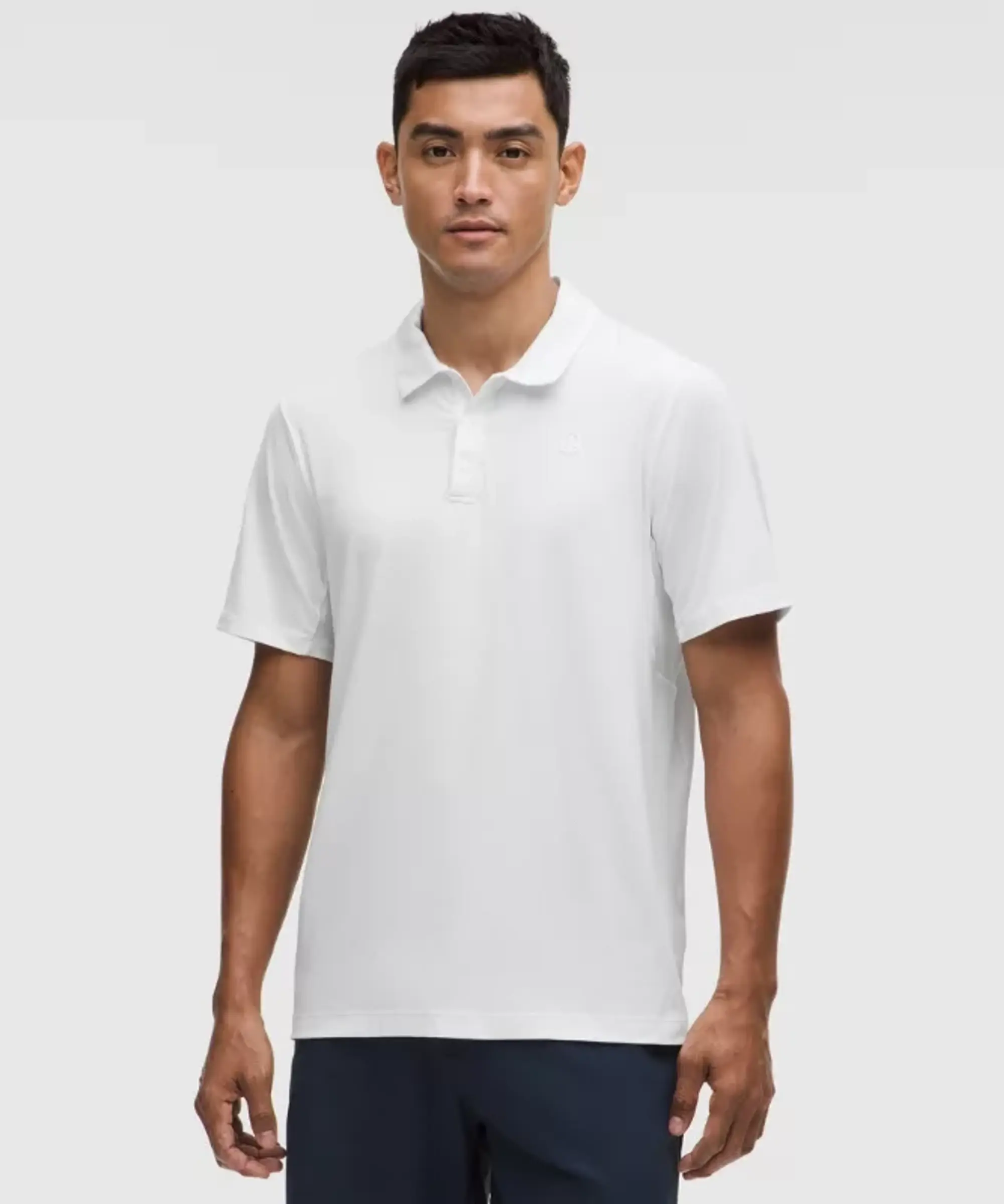 lululemon IE lululemon – Men's Logo Sport Polo Short-Sleeve Fit – Color White – Size 2XL