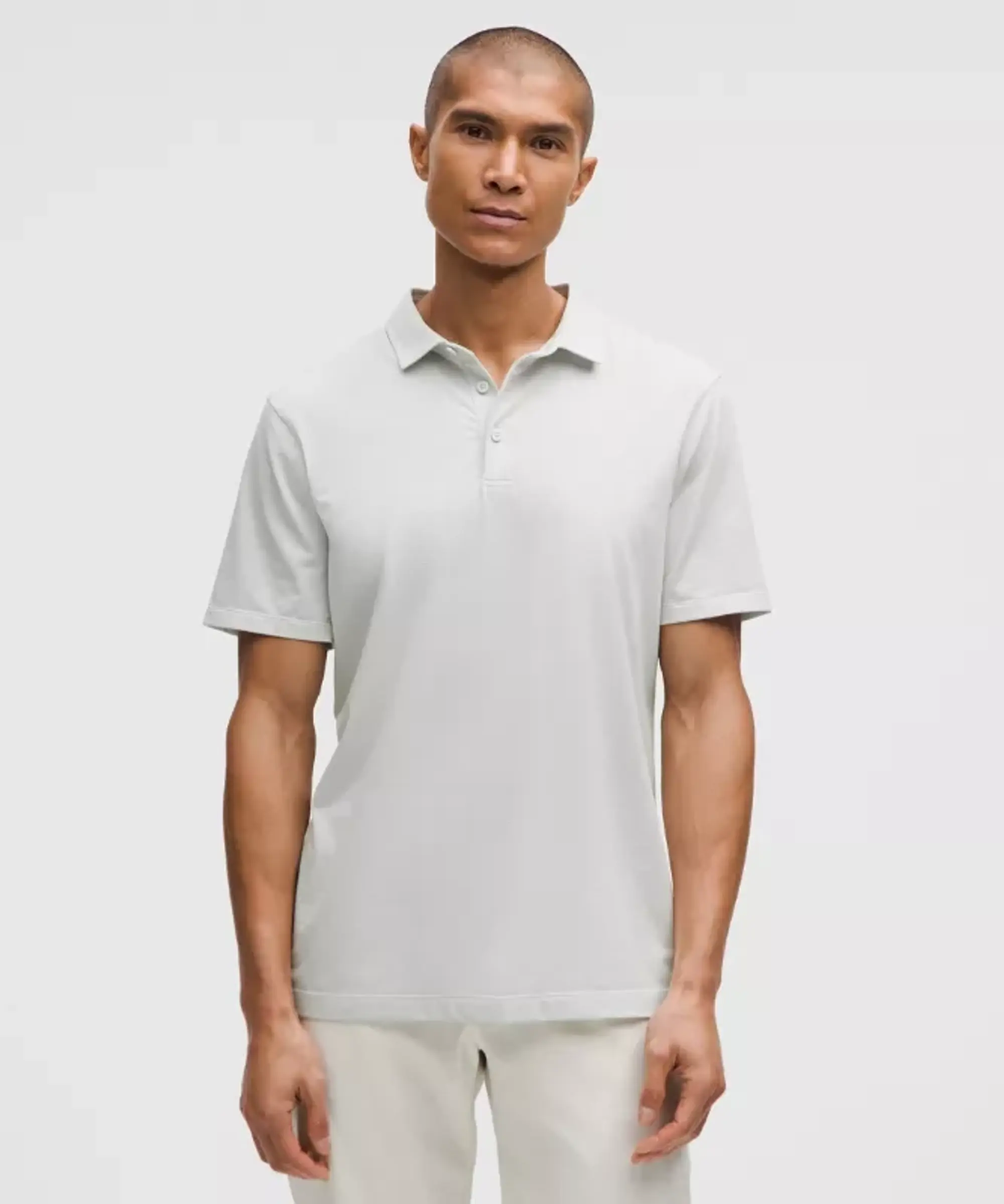 lululemon IE lululemon – Men's Evolution Short-Sleeve Polo Shirt – Color White – Size 2XL