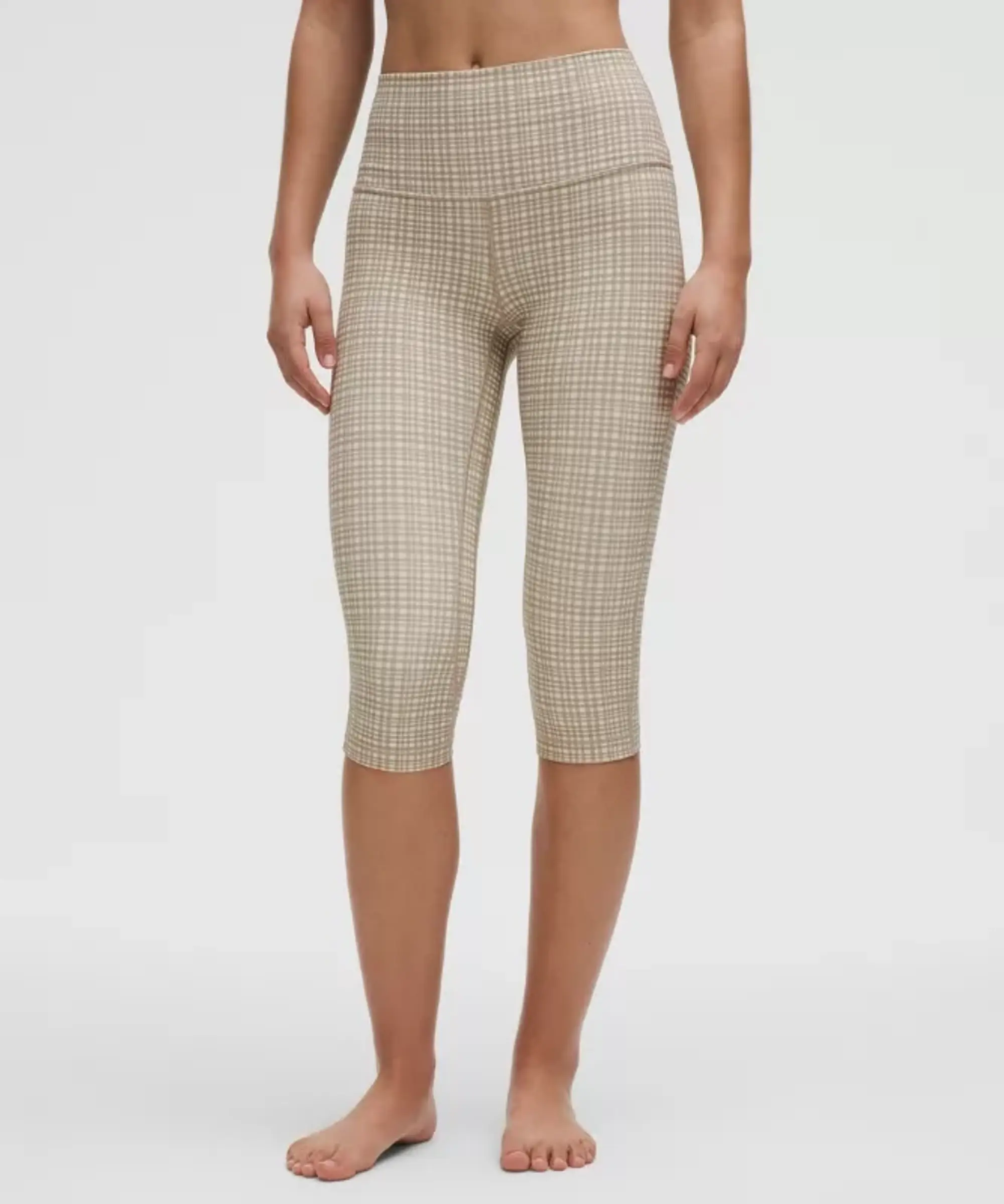 lululemon IE lululemon – Women's Align High-Rise Crop Leggings – 17 – Color White – Size 8