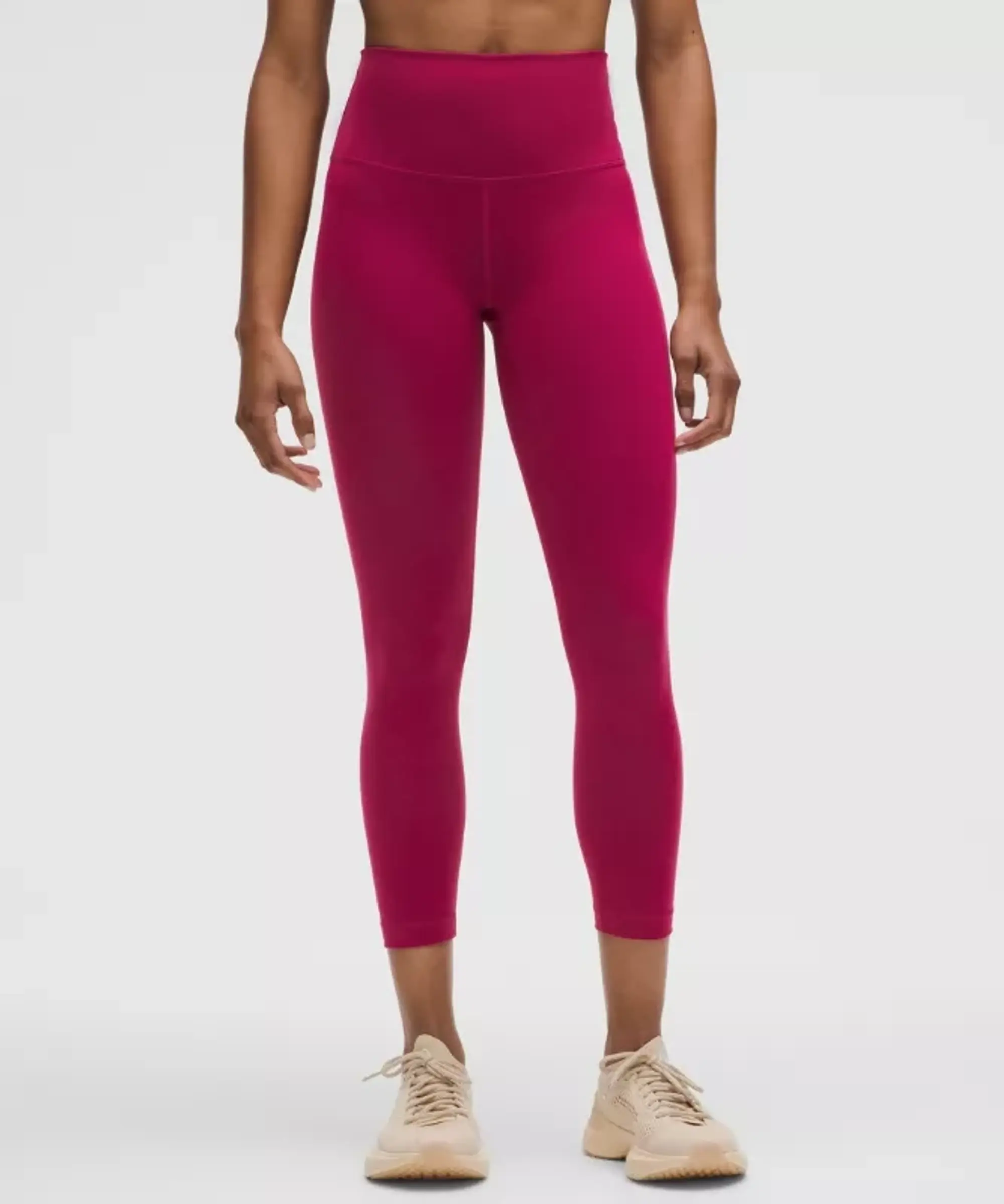 lululemon IE lululemon – Women's Wunder Train High-Rise Crop Leggings – 23 – Color Pink – Size 10