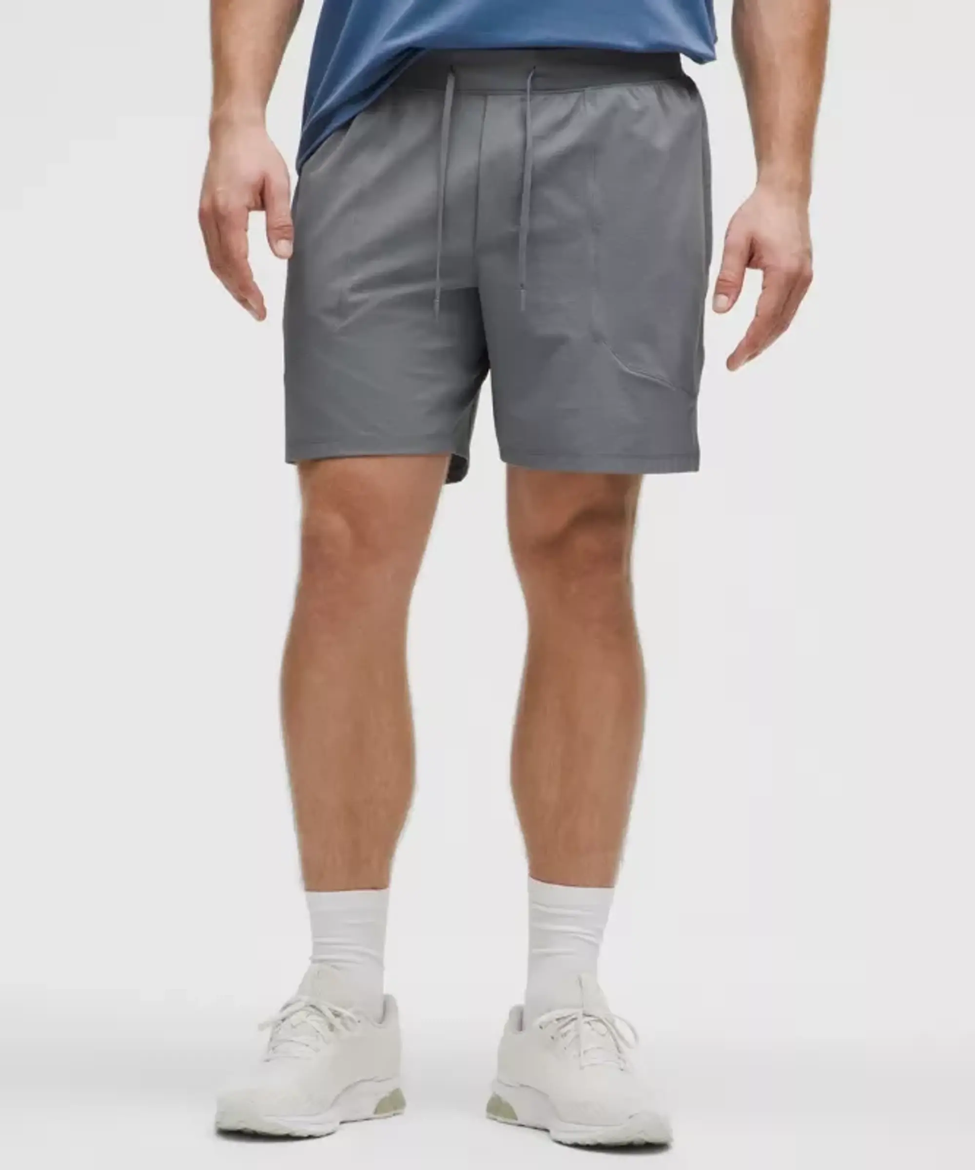 lululemon IE lululemon – Men's License to Train Linerless Shorts – 7 – Color Grey – Size 2XL