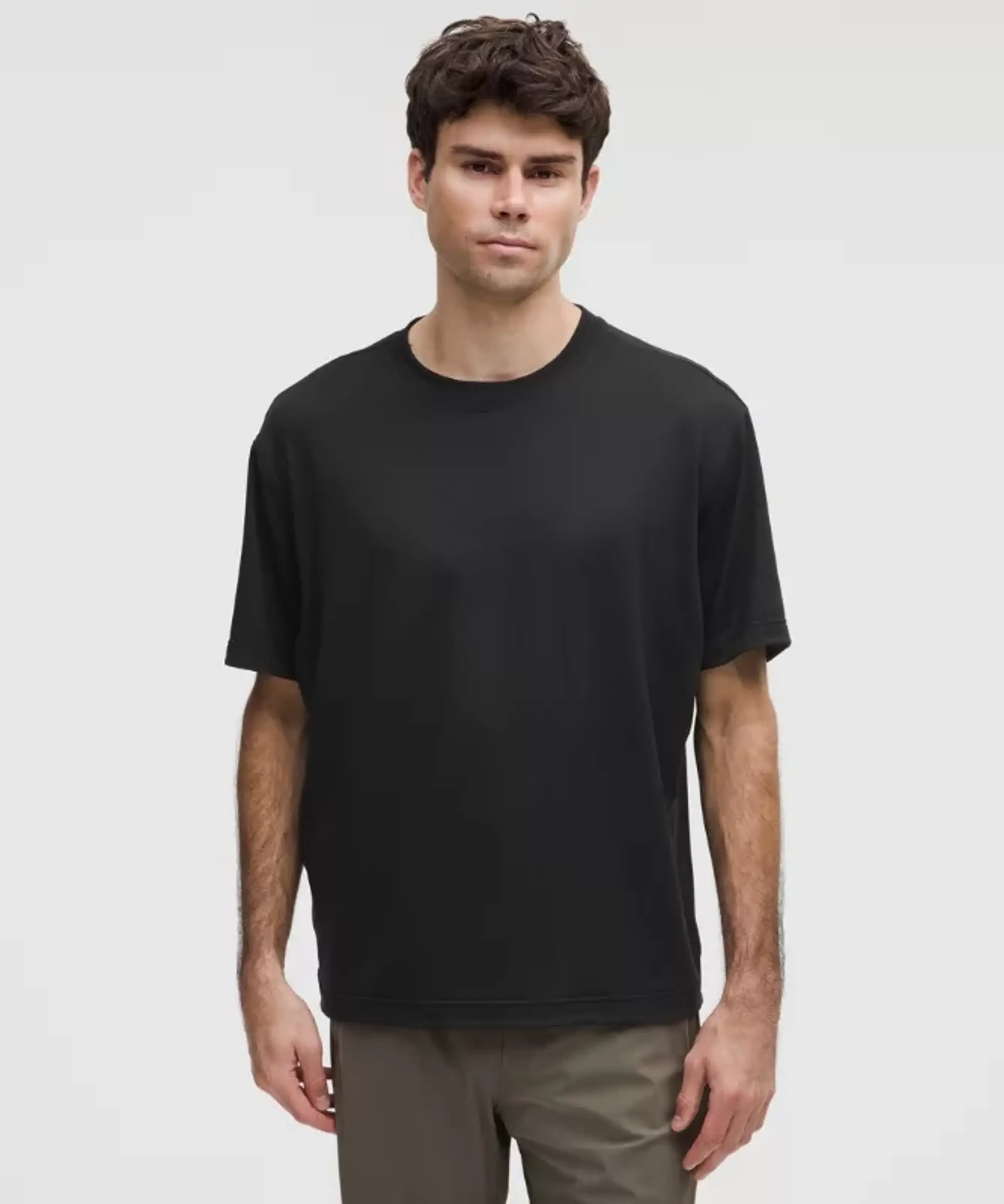lululemon IE lululemon – Men's EasySet Training Short-Sleeve Shirt – Color Black – Size XS