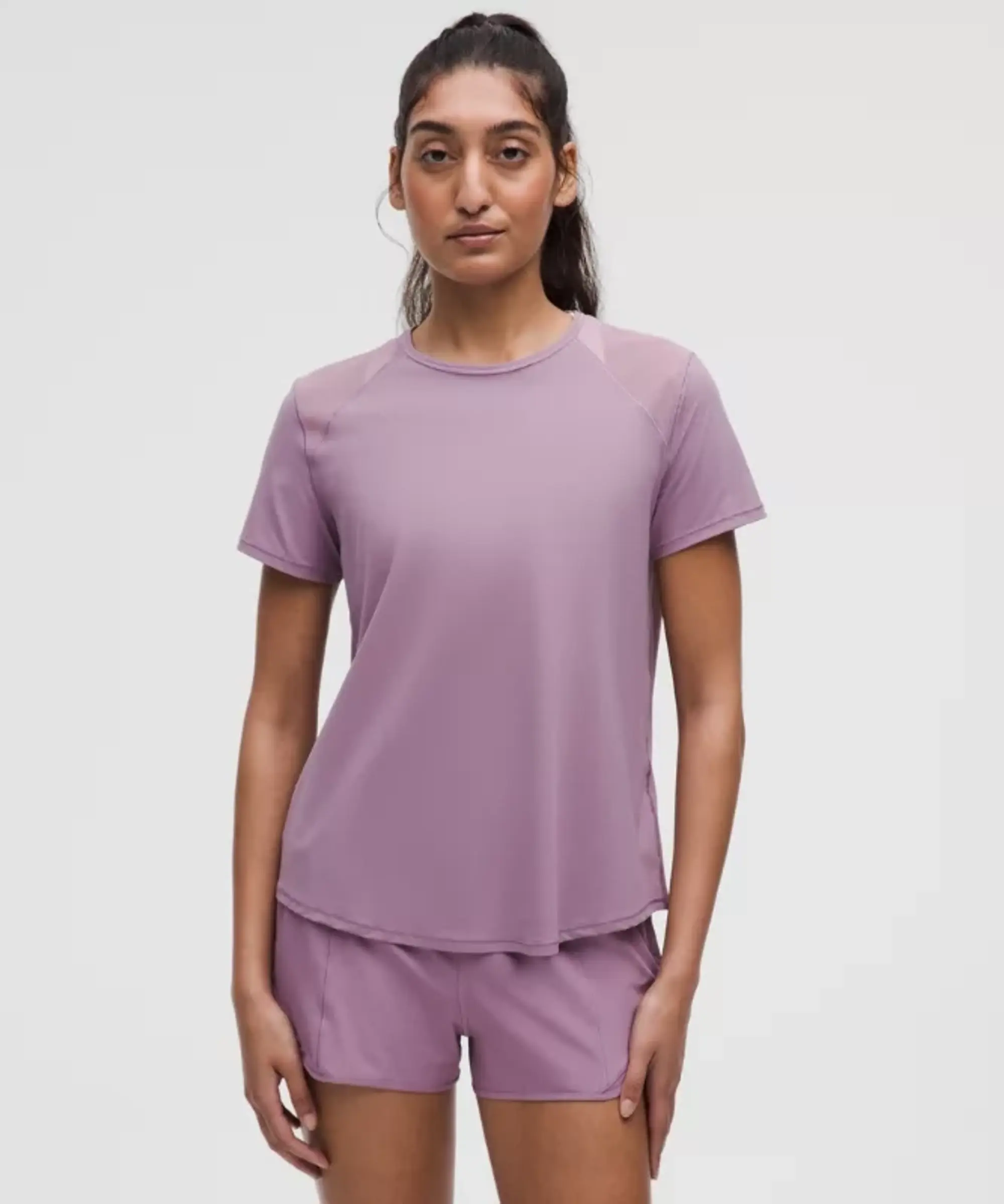 lululemon IE lululemon – Women's Sculpt Short-Sleeve Shirt – Color Purple – Size 8
