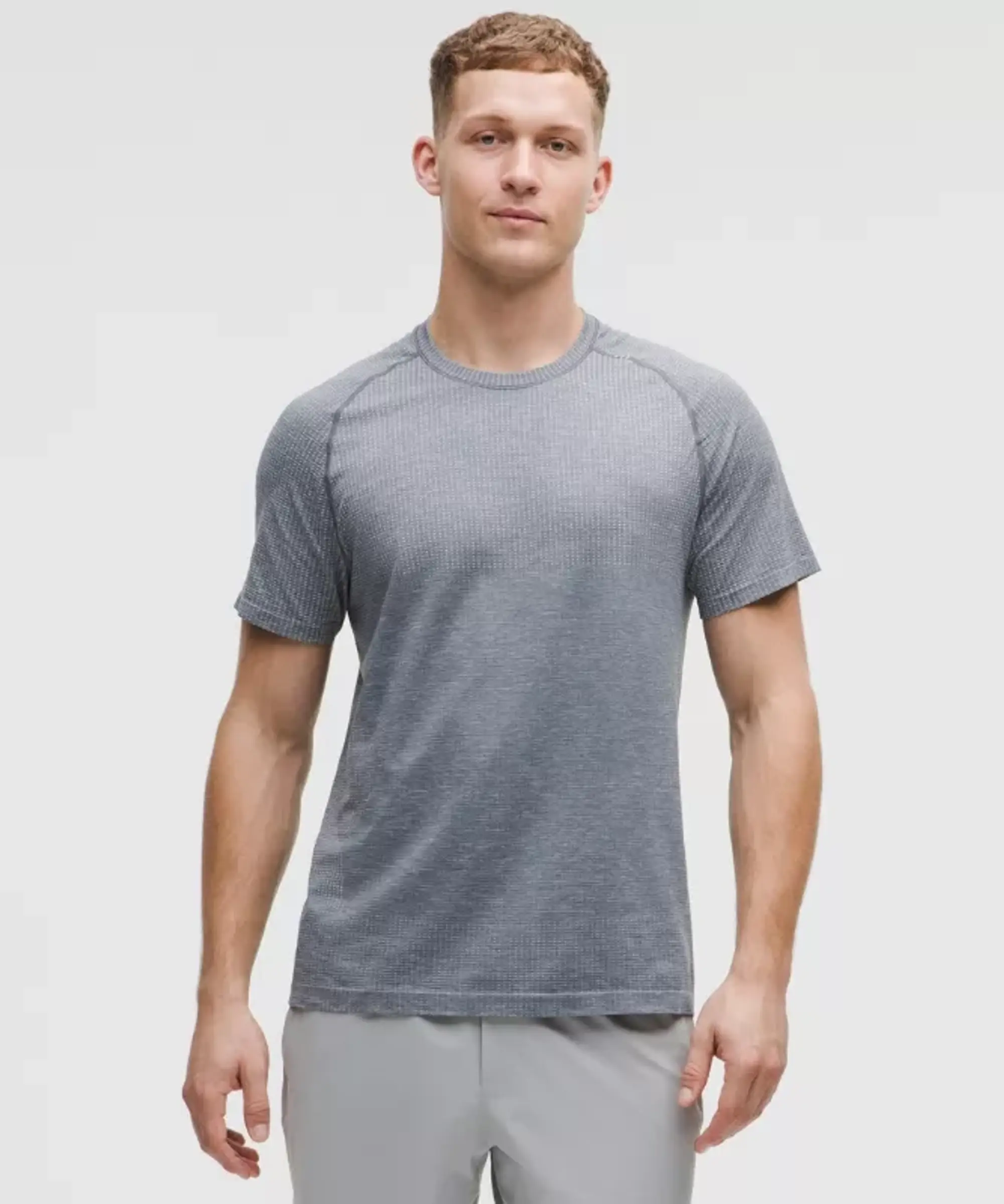 lululemon IE lululemon – Men's Metal Vent Tech Short-Sleeve Shirt – Color Grey – Size 2XL