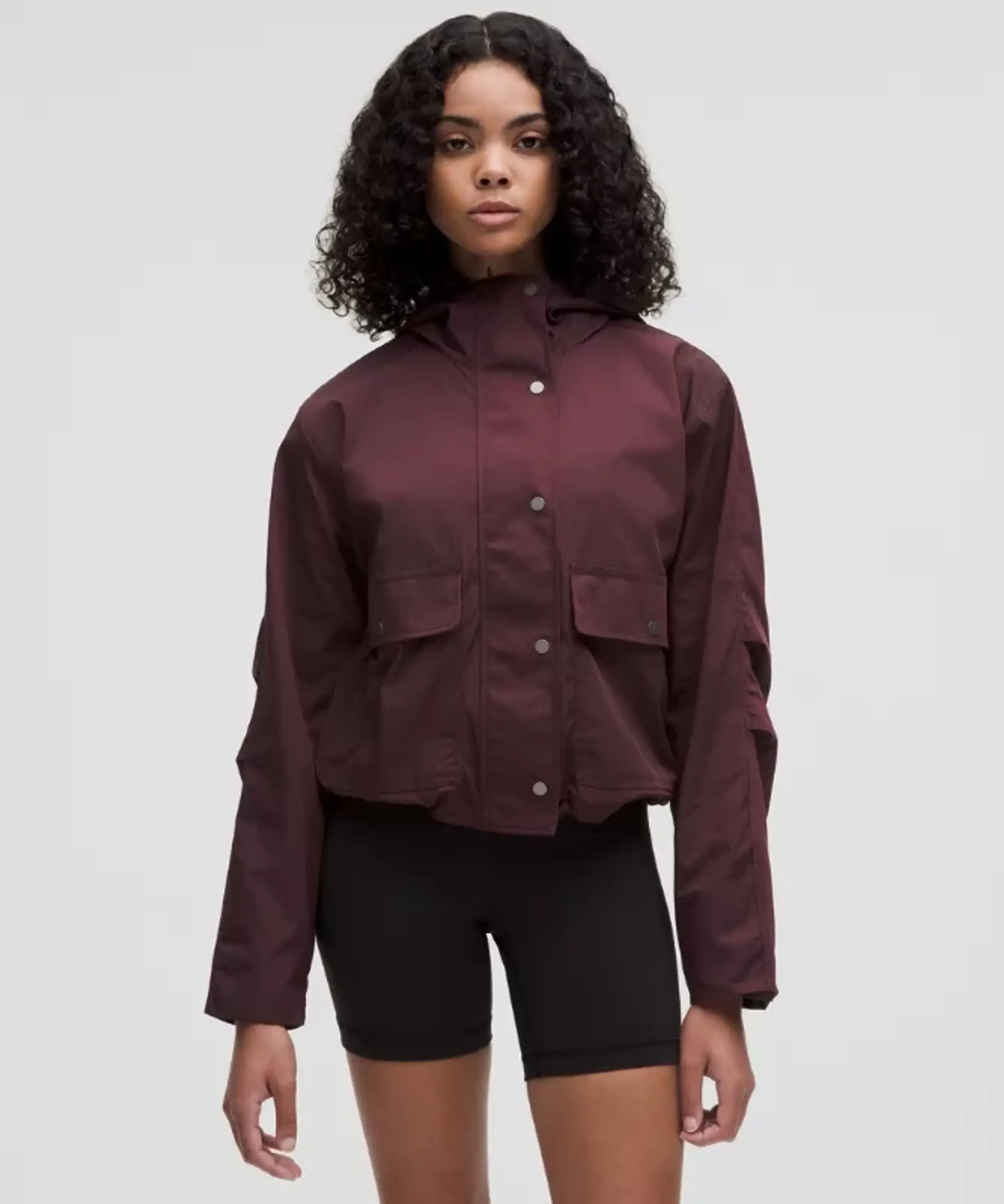 lululemon IE lululemon – Women's Cropped Utility Windbreaker Jacket – Color Purple – Size M
