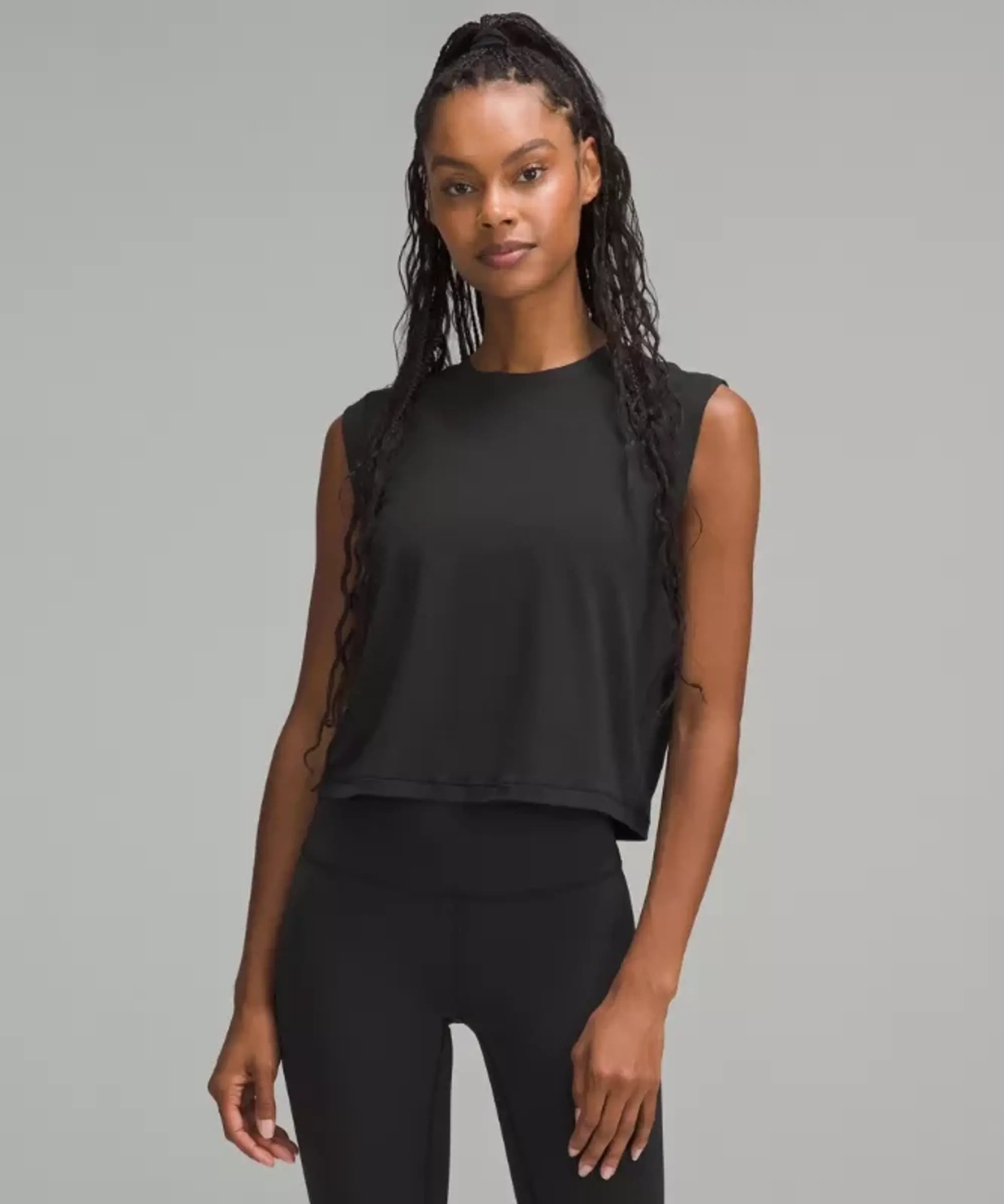 lululemon IE lululemon – Women's Jersey Training Muscle Tank Top – Color Black – Size 8